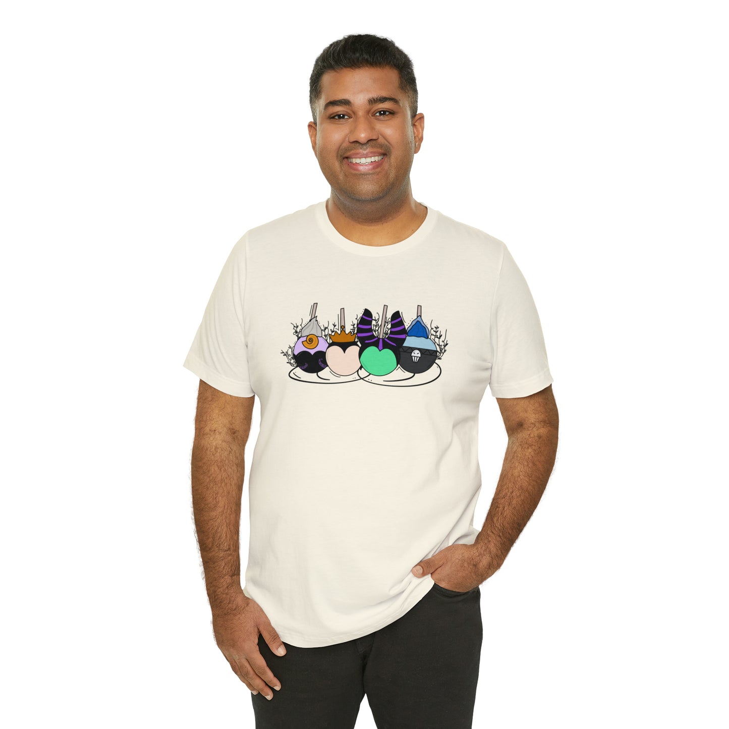 Adult Villain Apples Tee - Bella + Canvas