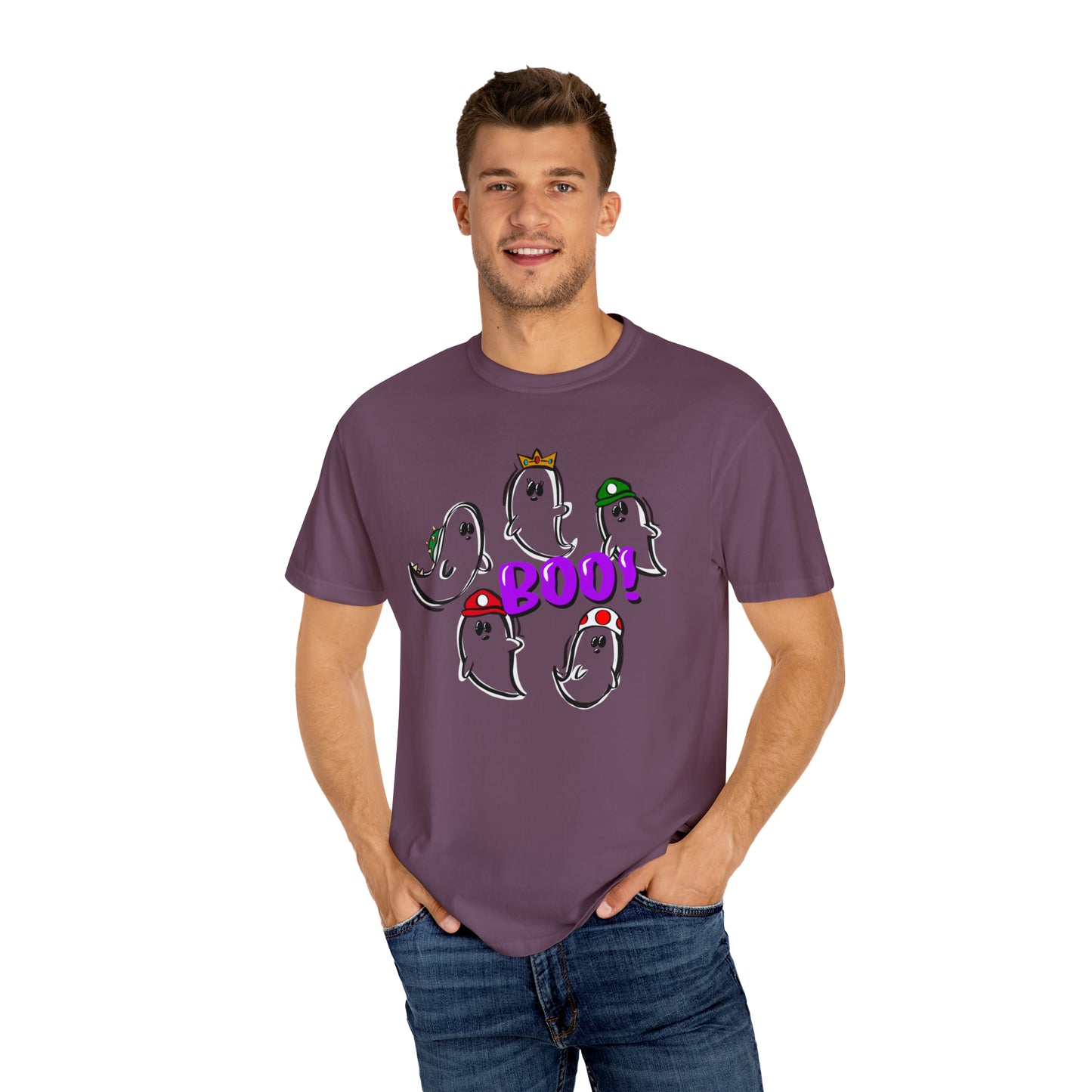 Adult Super Boo Tee - Comfort Colors