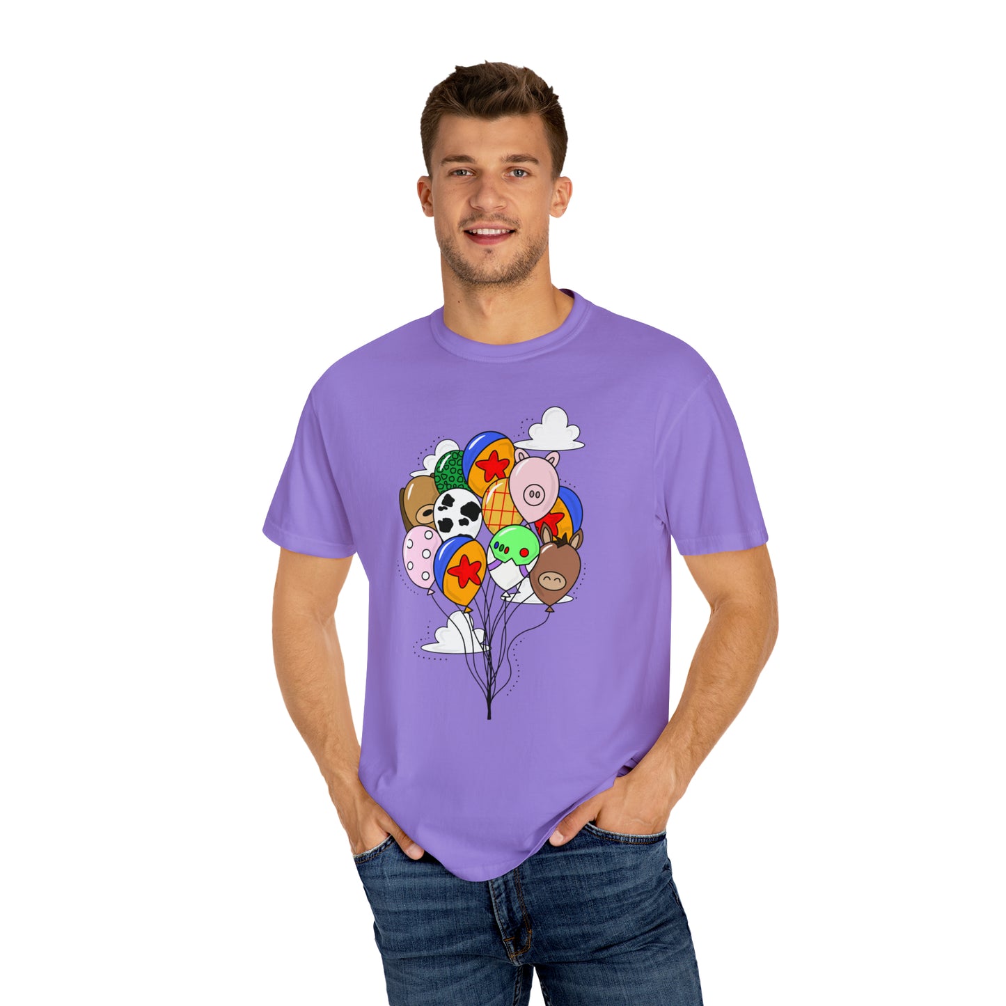 Adult Toy Balloons Tee - Comfort Colors