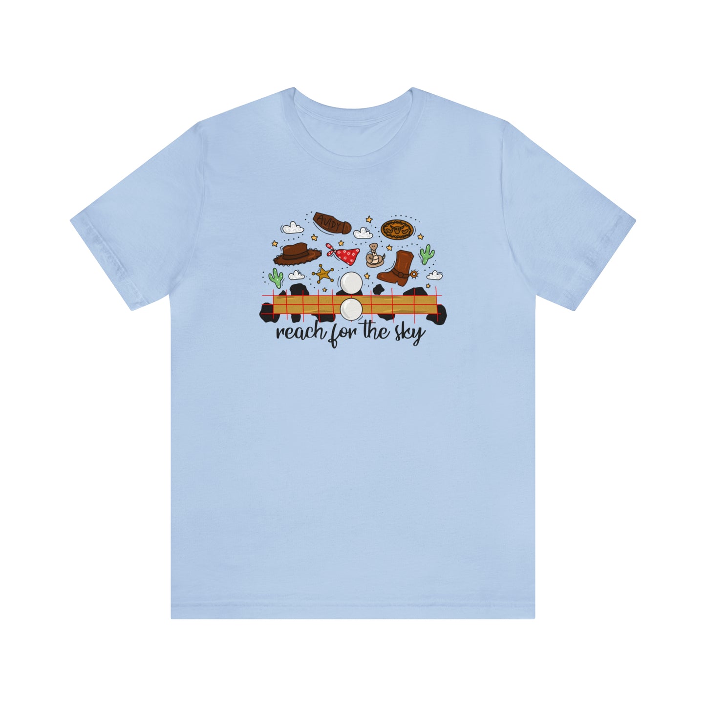 Adult Cowboy Doodle Tee - Bella + Canvas