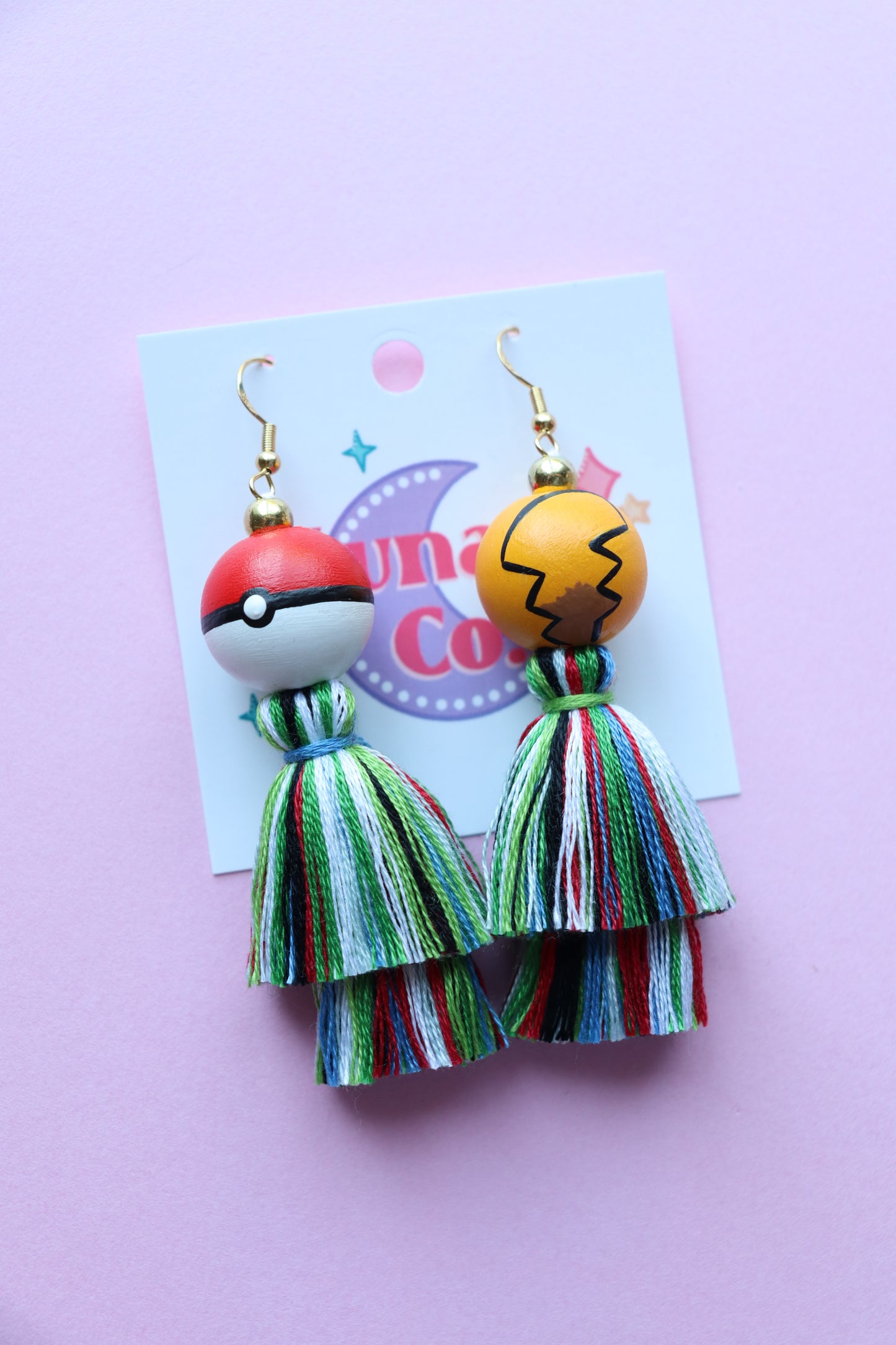 Poké Trainer Tassel Earrings
