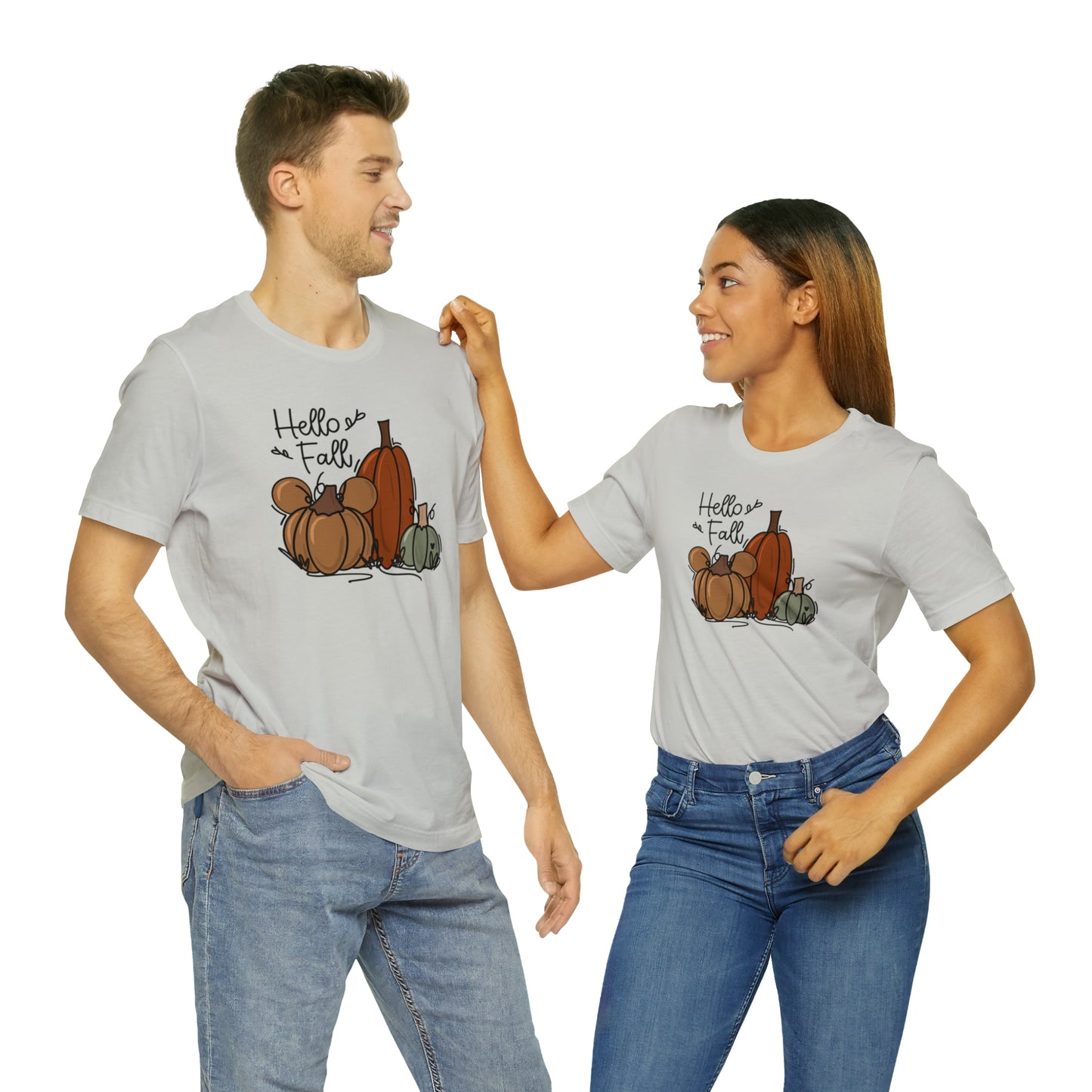 Adult Hello Fall Tee - Bella + Canvas