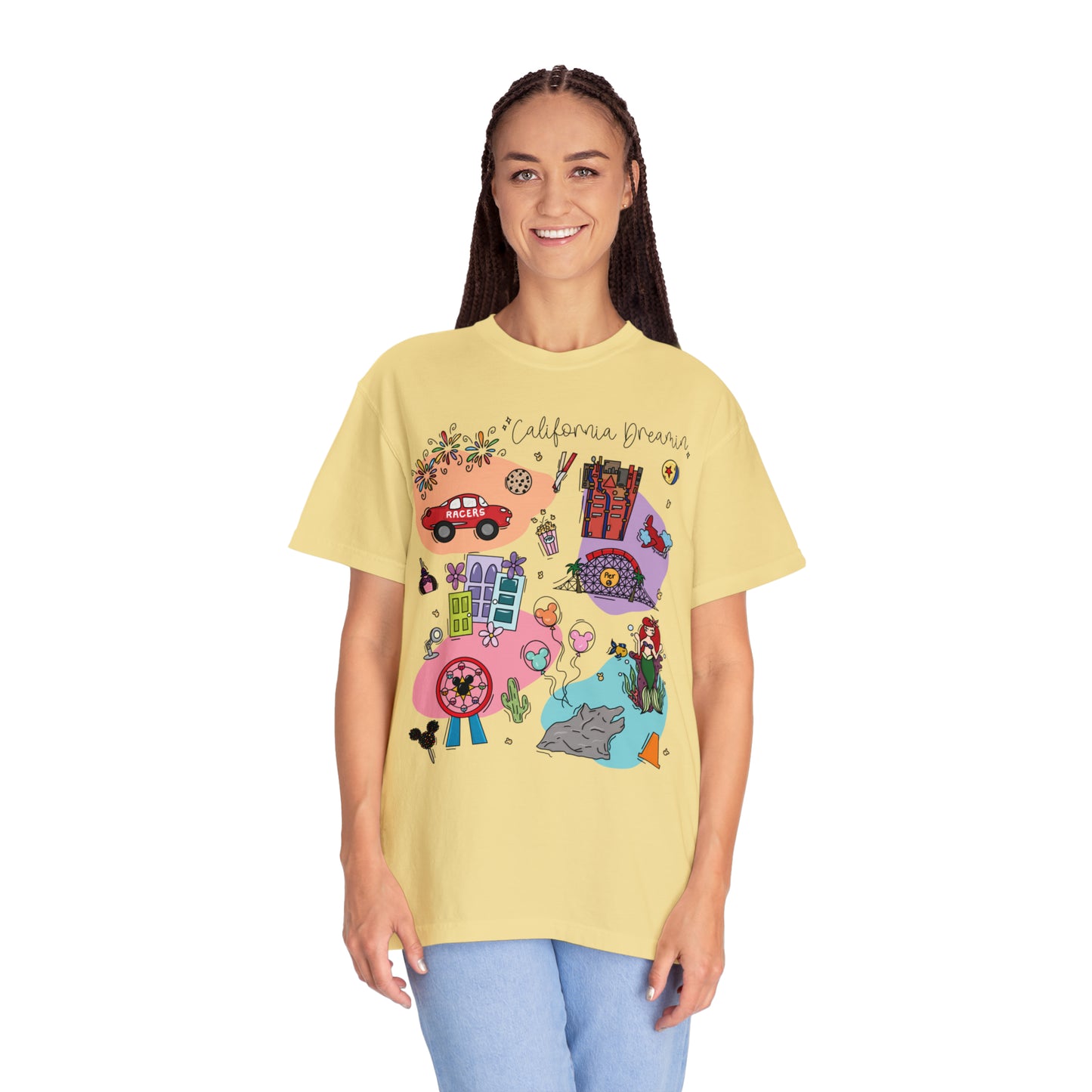 Adult Cali Dreaming Tee - Comfort Colors