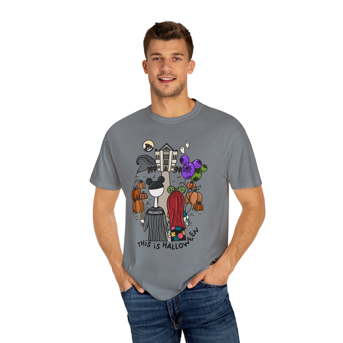 Adult This is Halloween Duo Tee - Comfort Colors