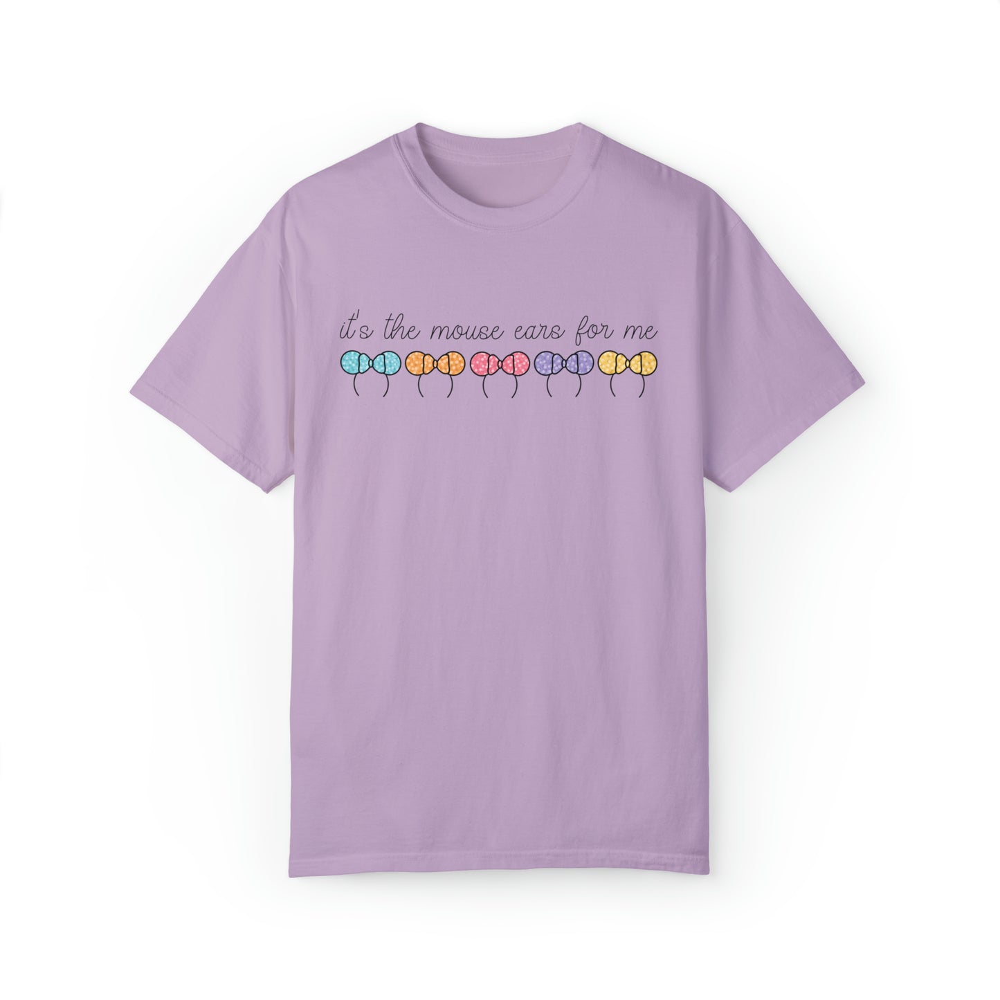 Adult Mouse Ears DL/MK Version Tee - Comfort Colors