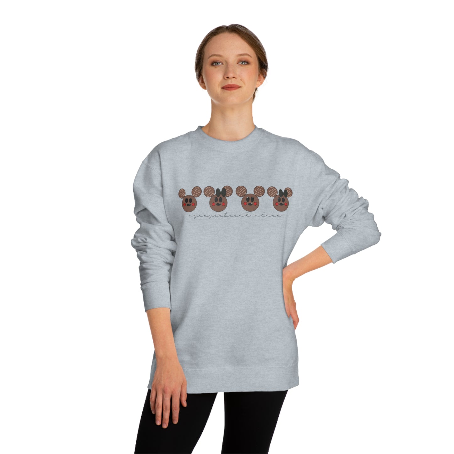 Adult Gingerbread Lane Crewneck - Independent Trading Co.