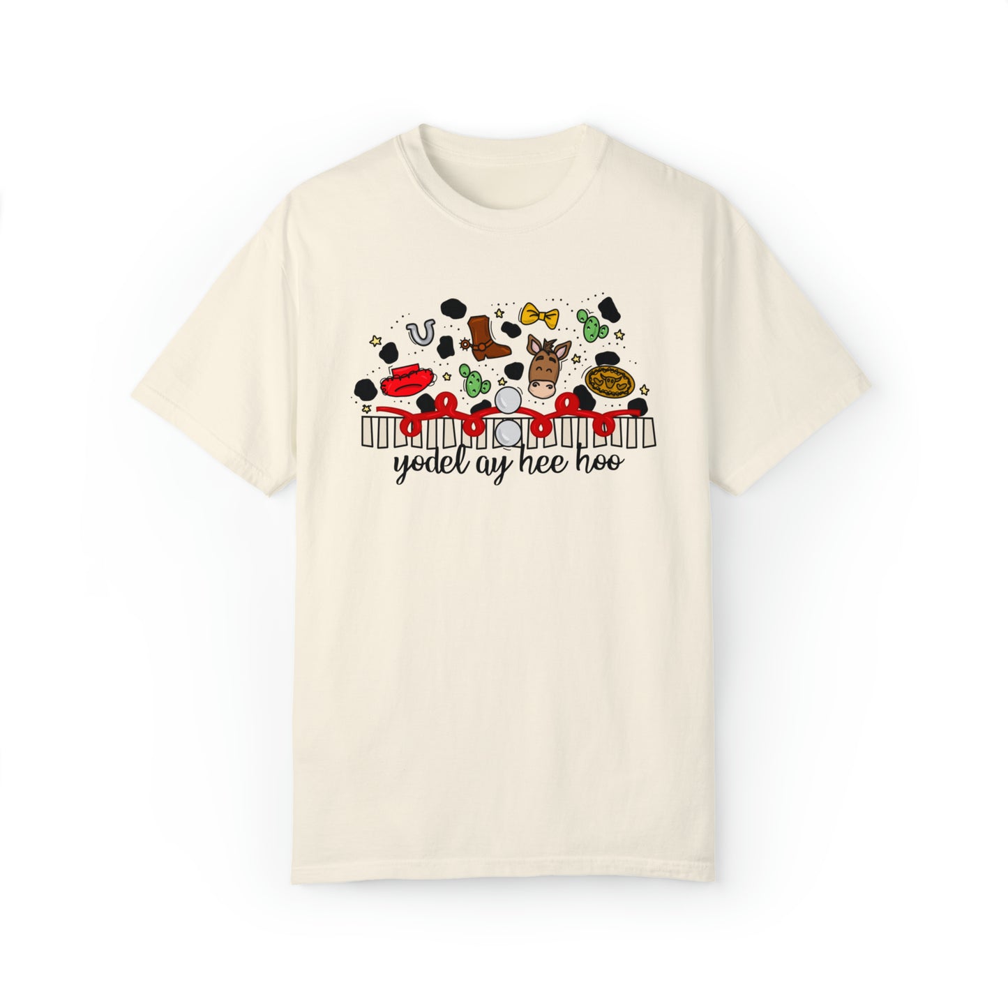 Adult Cowgirl Doodle Tee - Comfort Colors
