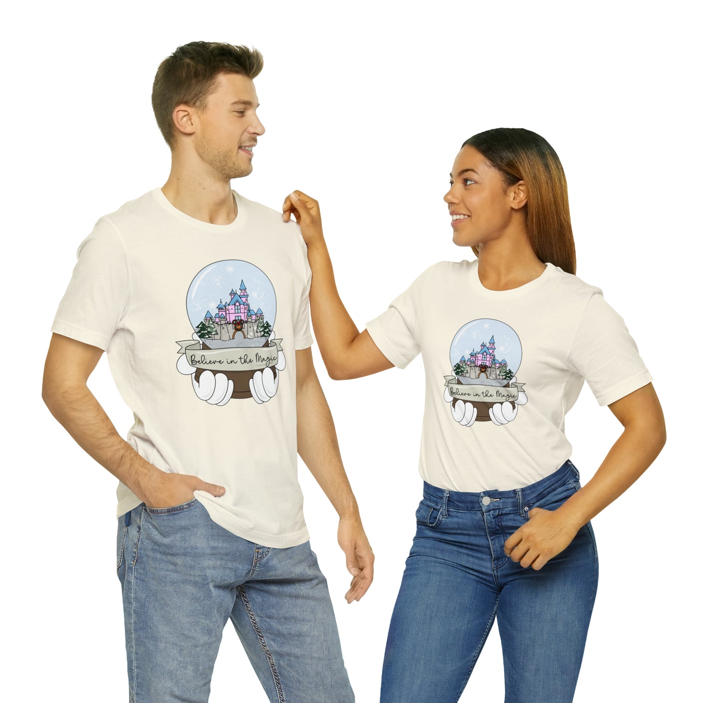 Adult DL Snow Globe Tee - Bella + Canvas