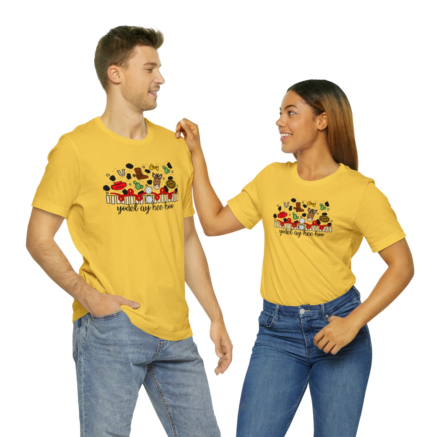 Adult Cowgirl Doodle Tee - Bella + Canvas
