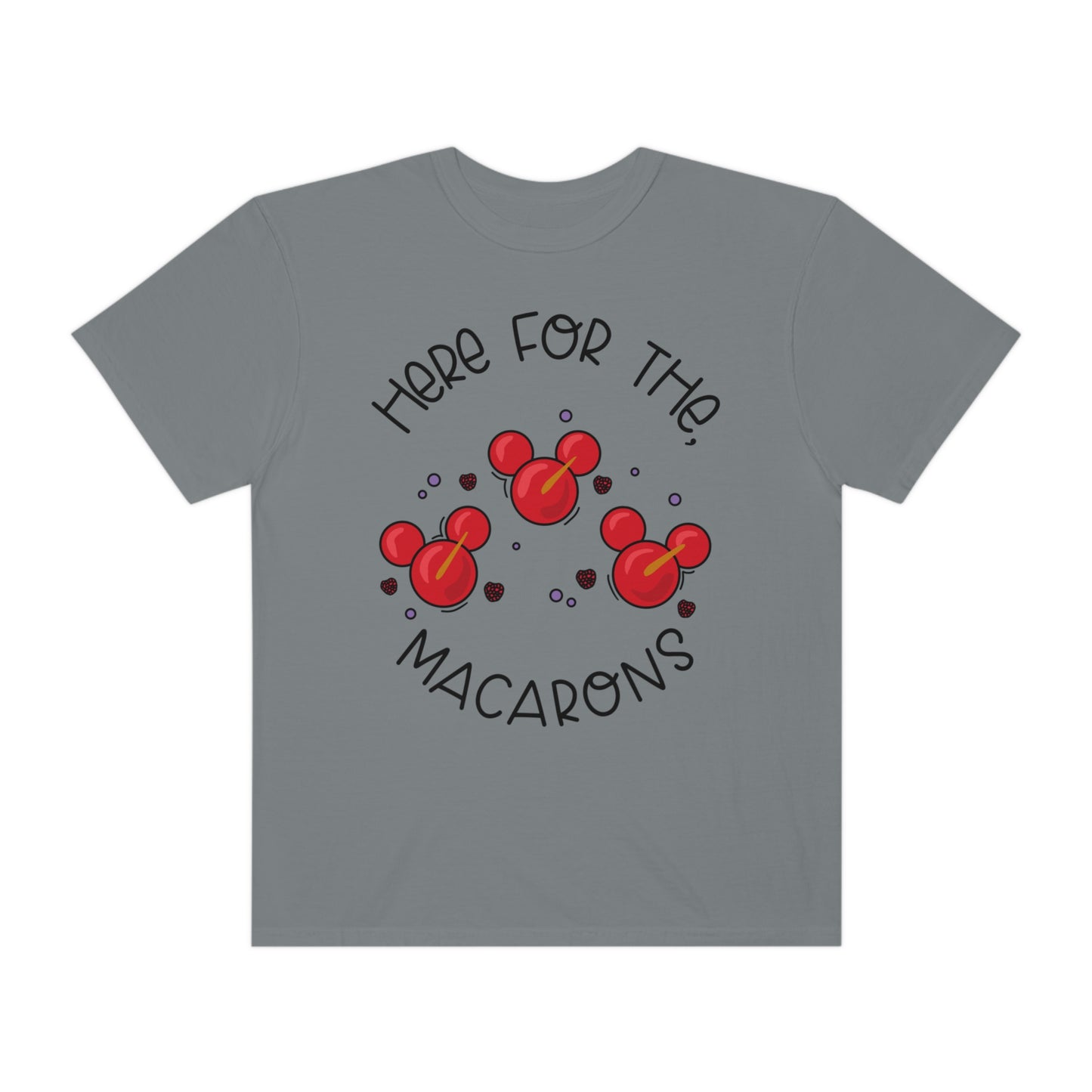 Adult Here for the Macarons Tee - Comfort Colors