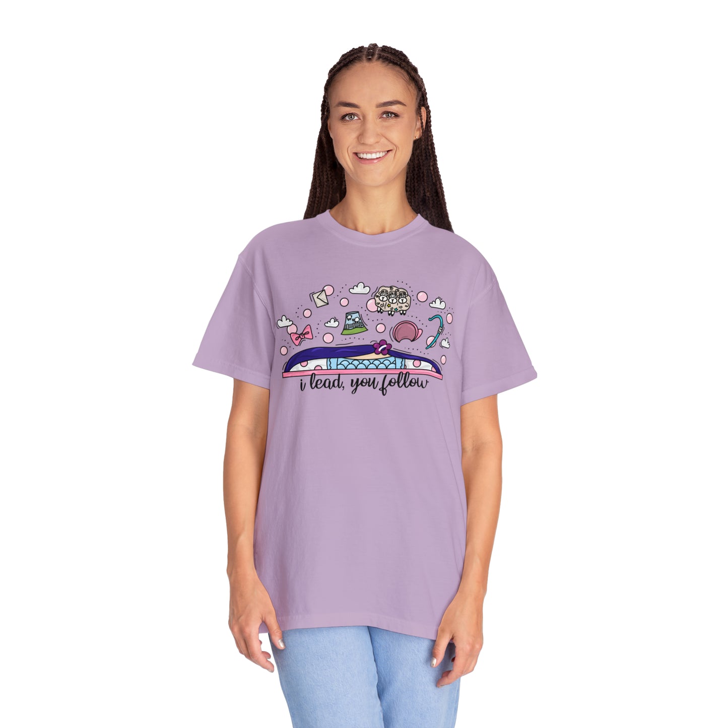 Adult Bow Peep Doodle Tee - Comfort Colors
