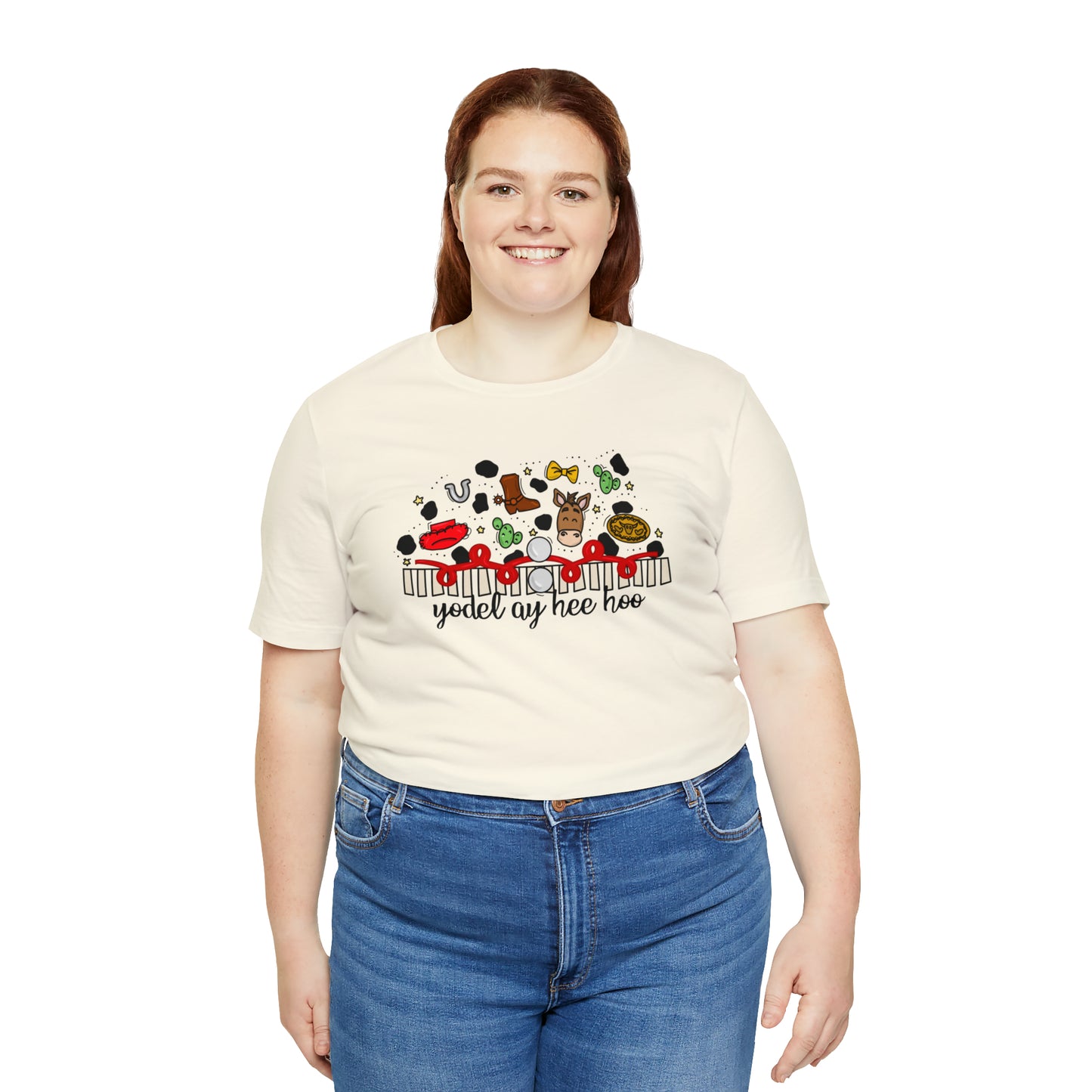 Adult Cowgirl Doodle Tee - Bella + Canvas