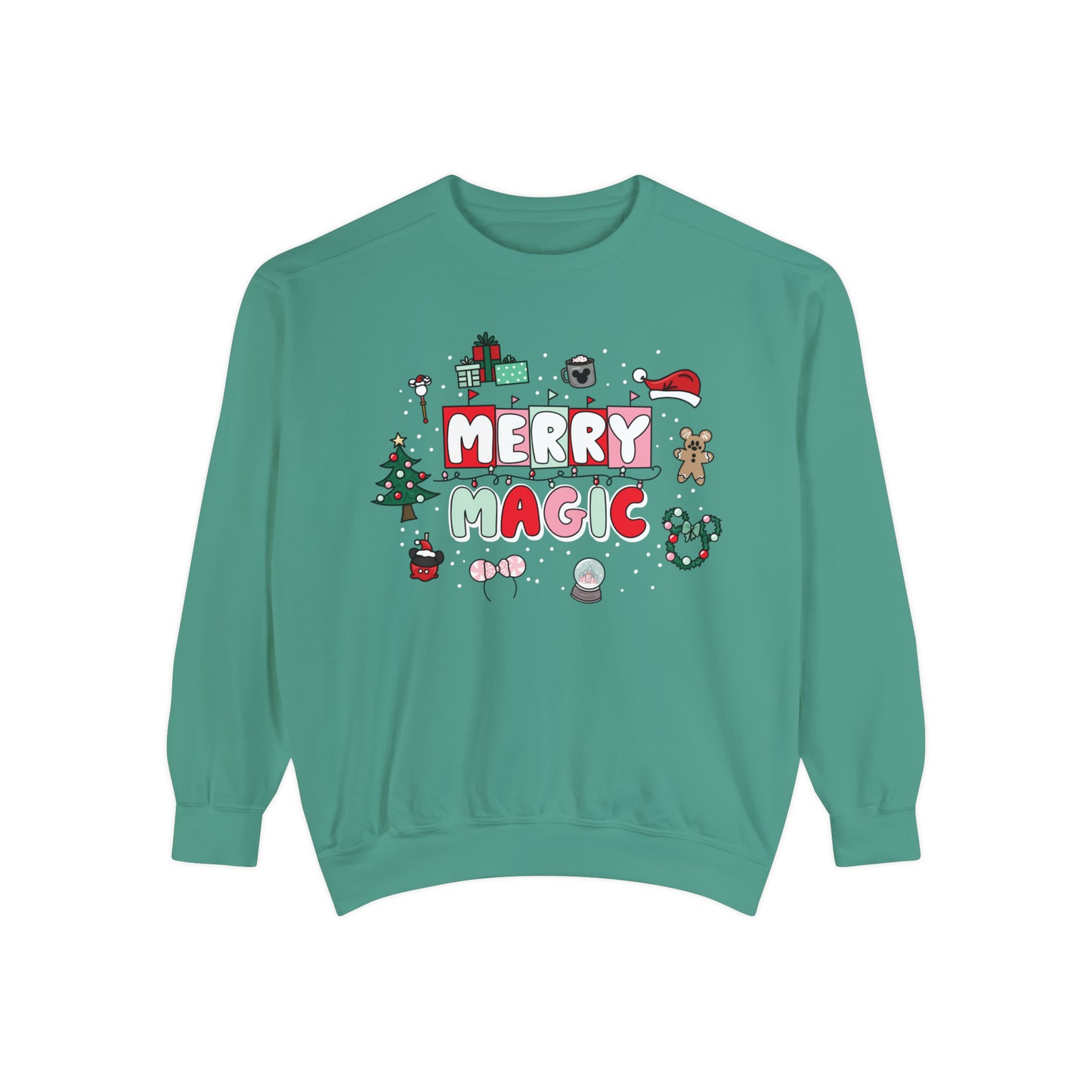 Adult Merry Magic - Comfort Colors Sweatshirt