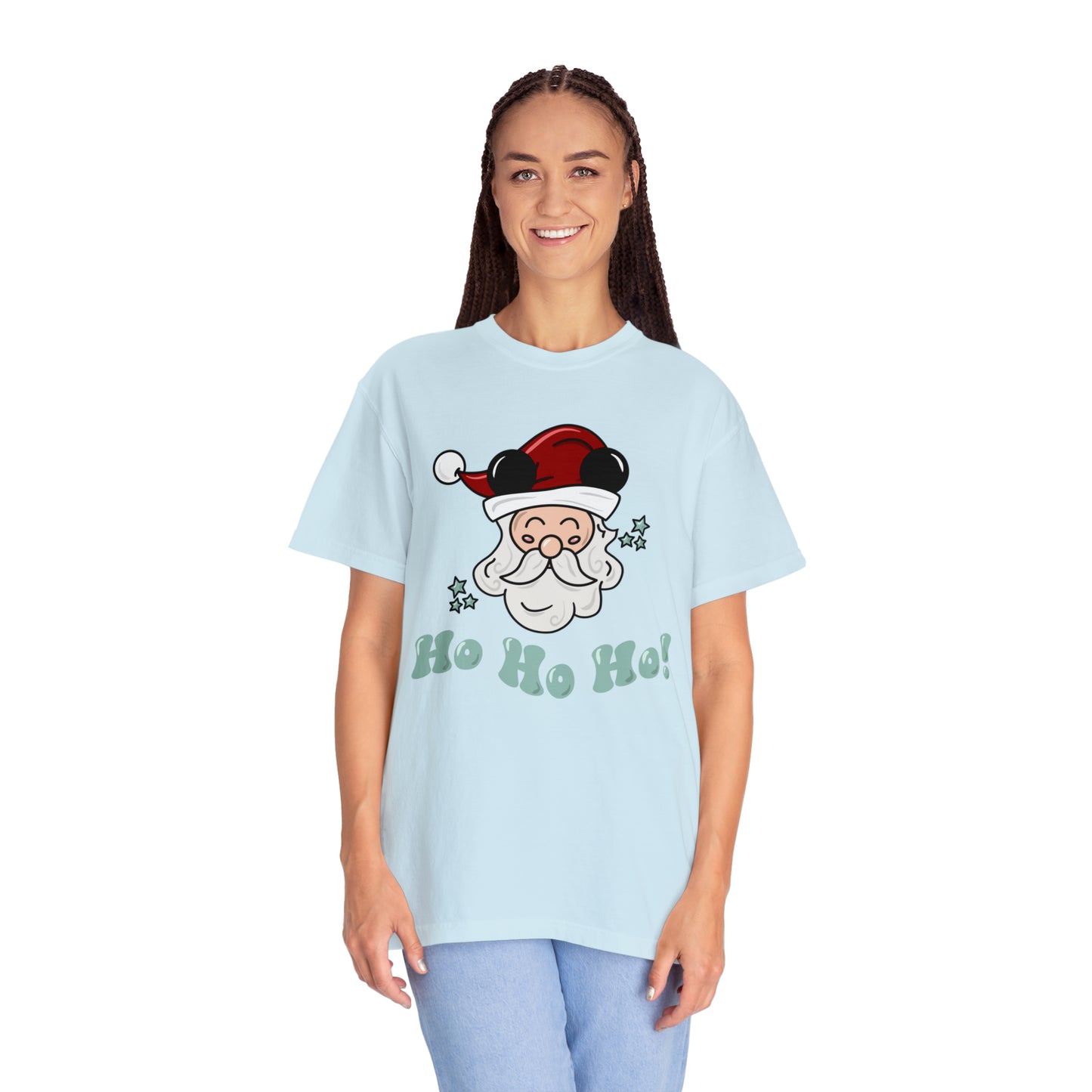 Adult Magical Santa, Green Tee - Comfort Colors