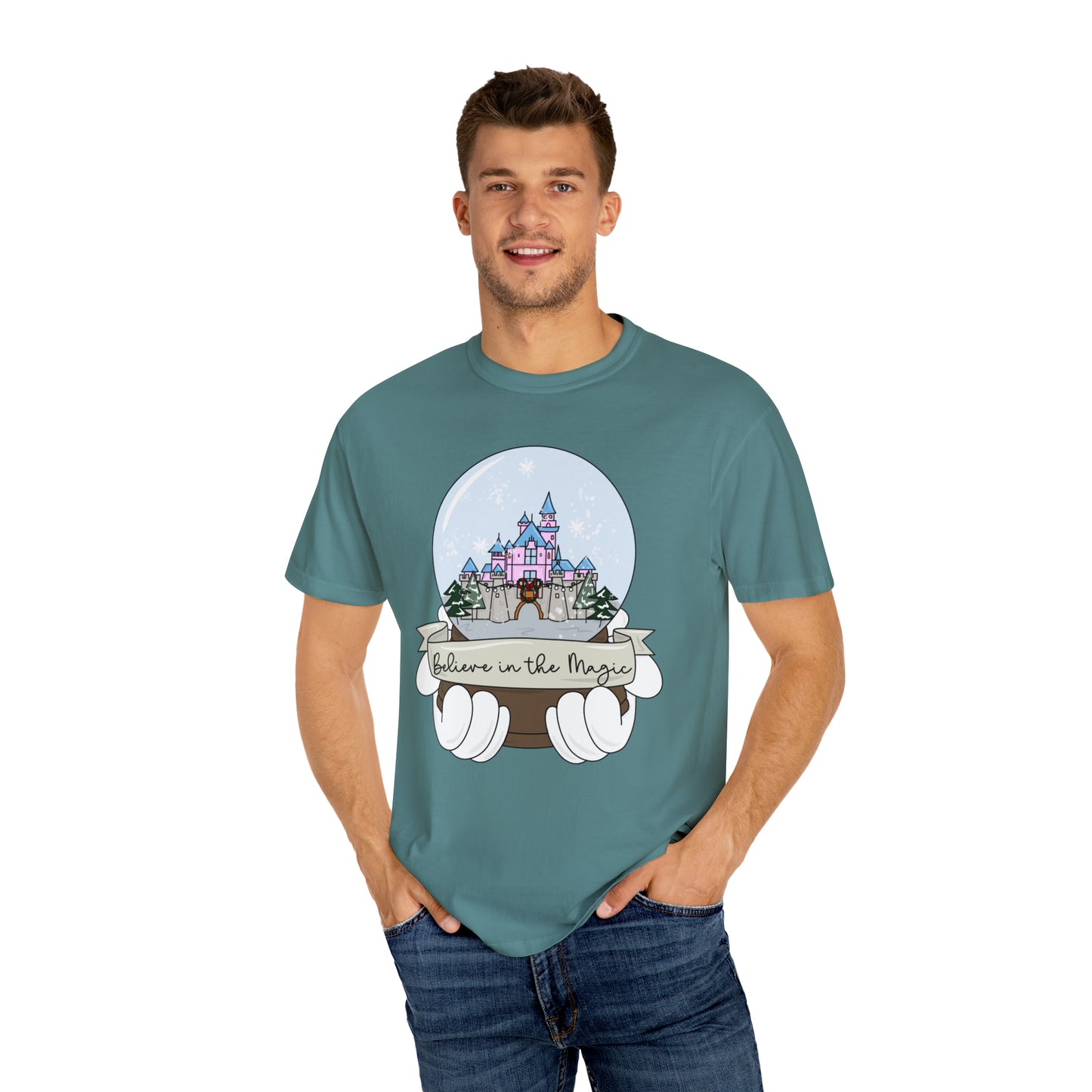 Adult DL Snow globe Tee - Comfort Colors