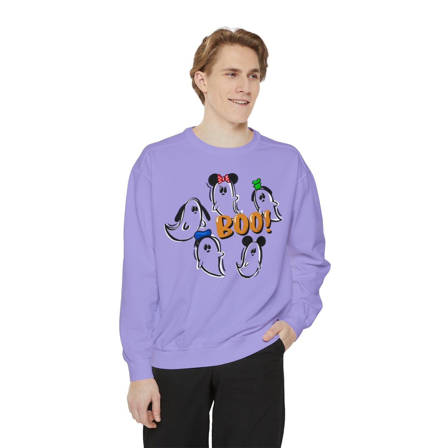 Adult Fab 5 Boo Crewneck - Comfort Colors