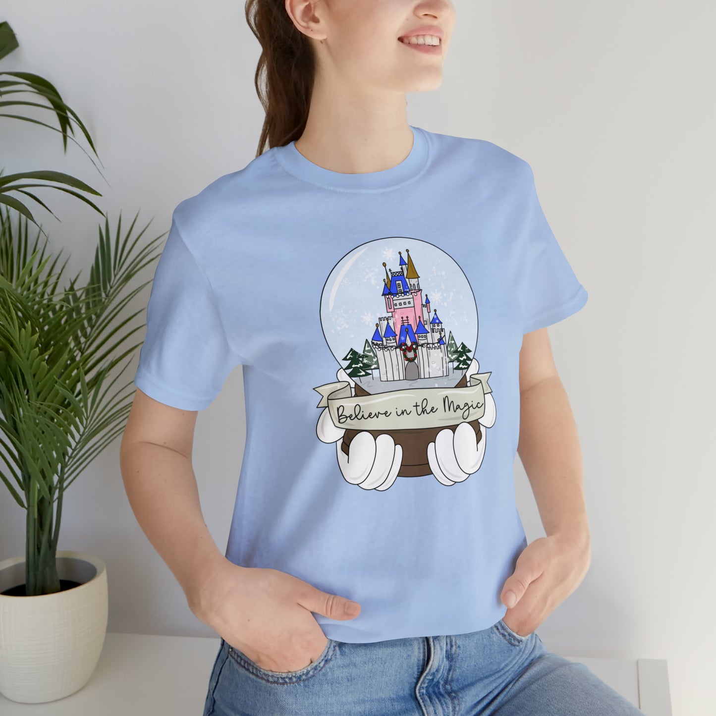 Adult WDW Snow Globe Tee - Bella + Canvas