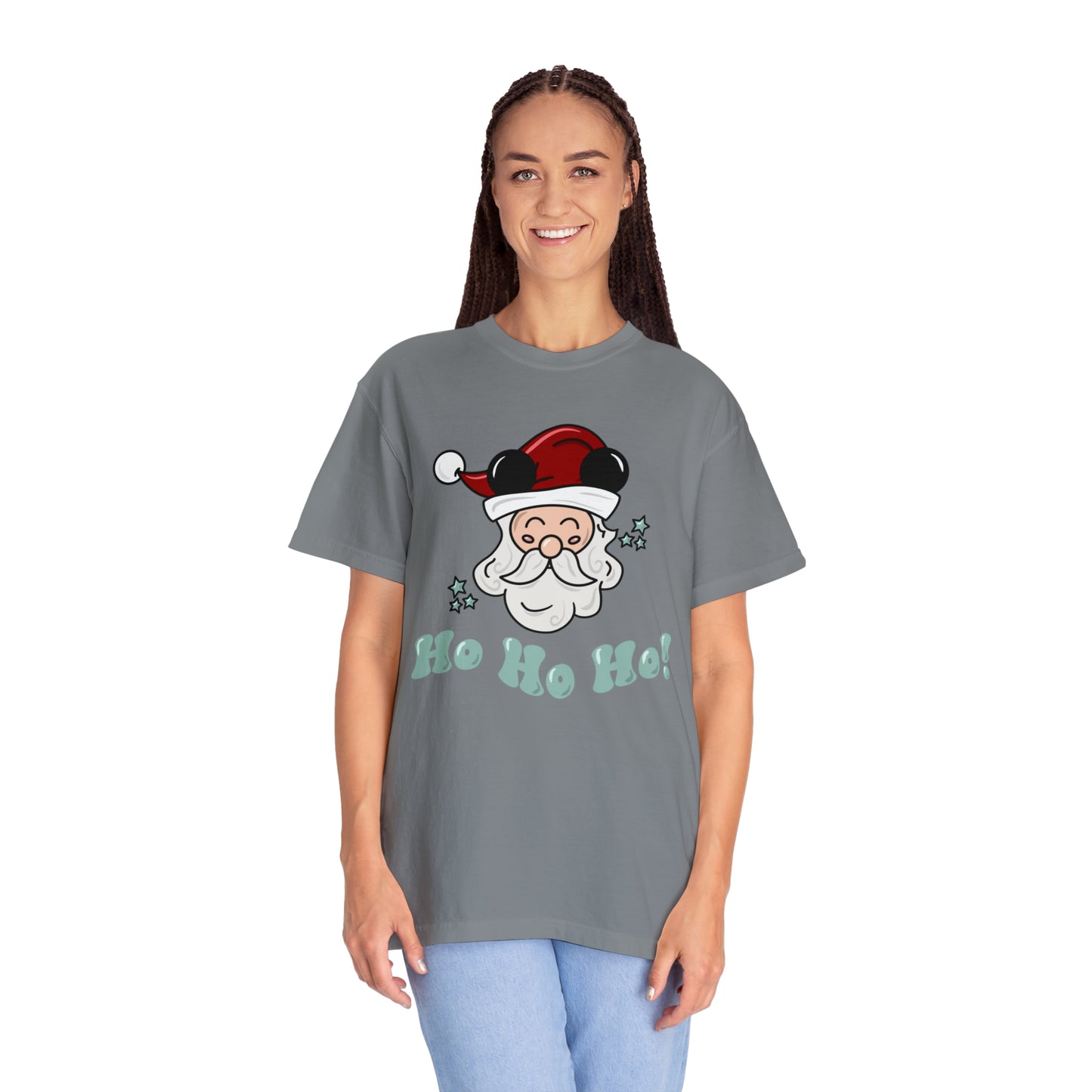Adult Magical Santa, Green Tee - Comfort Colors