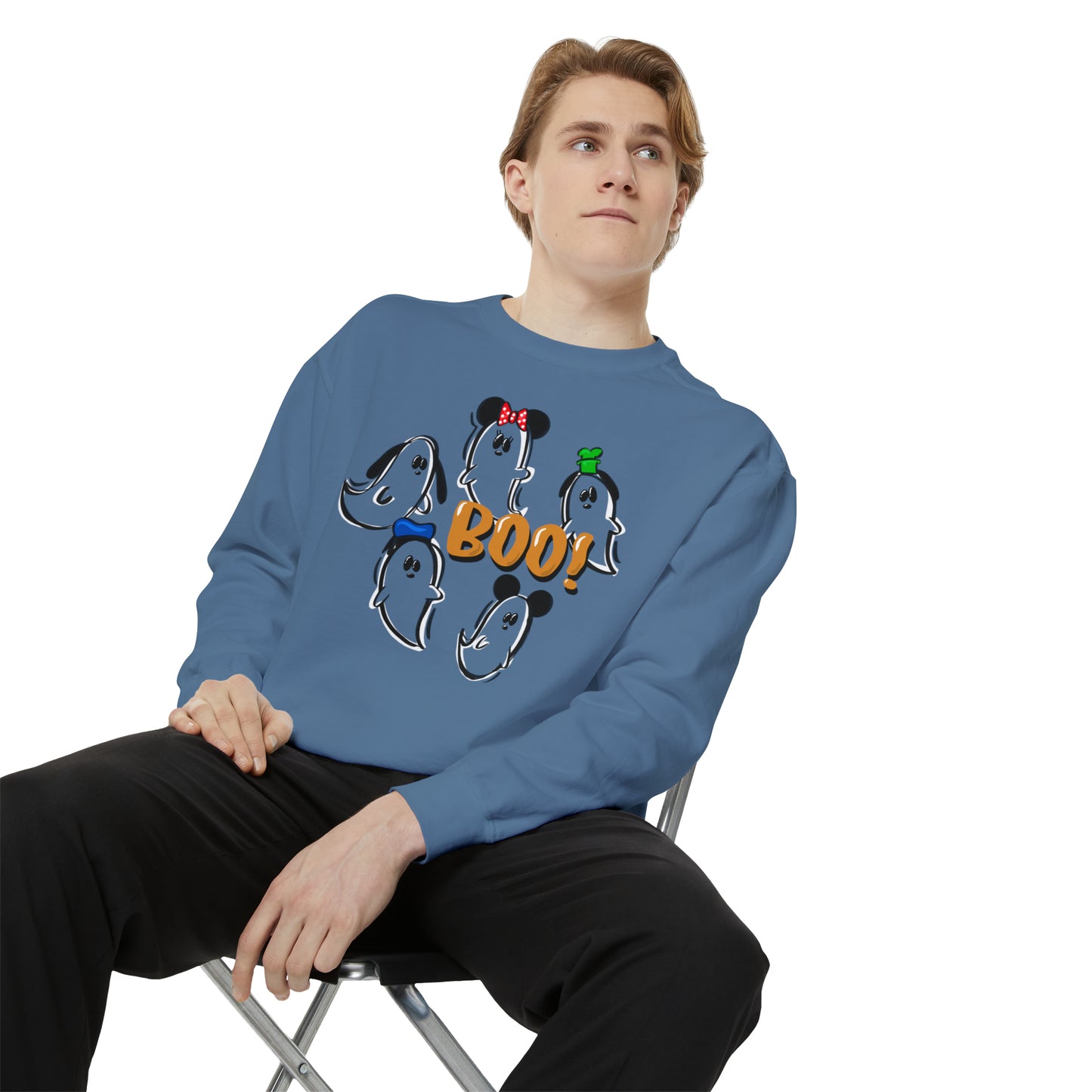Adult Fab 5 Boo Crewneck - Comfort Colors