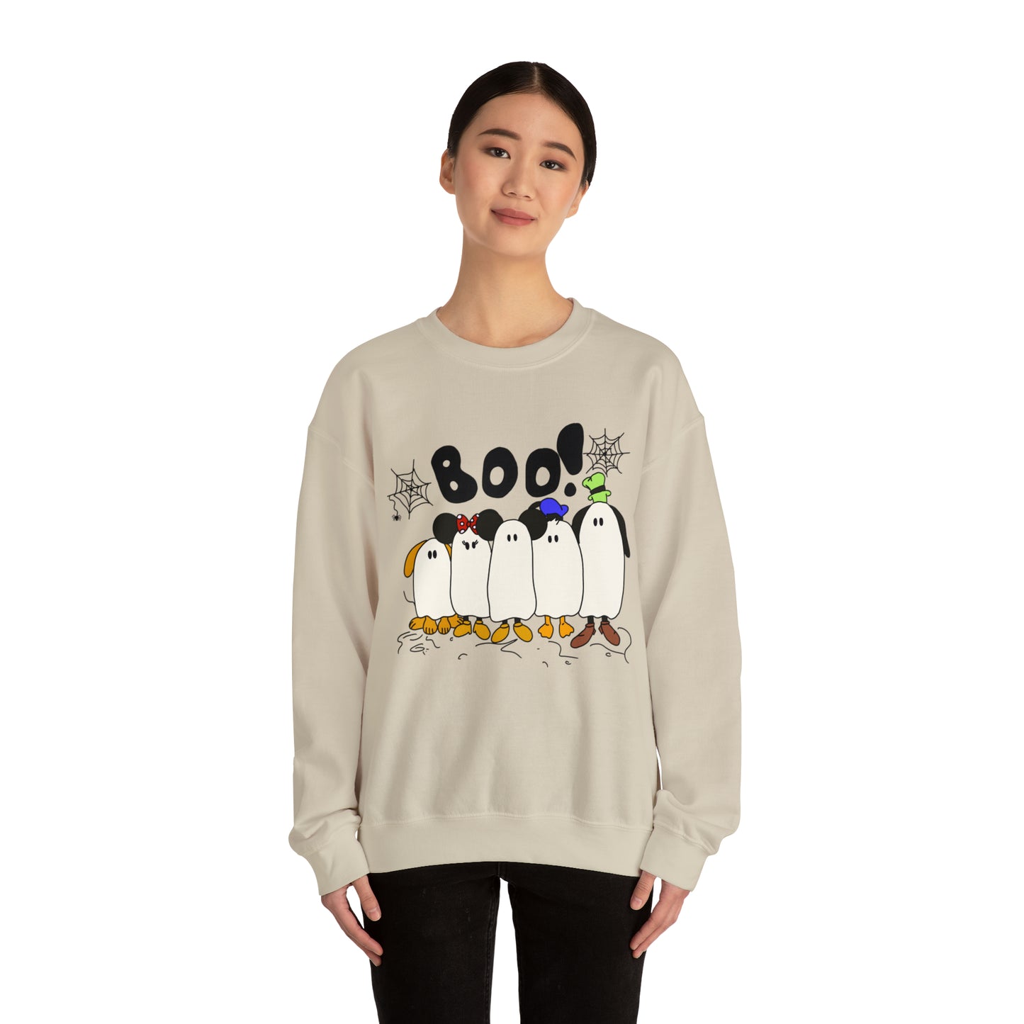 Adult Fabulous Ghosts Crewneck - Gildan