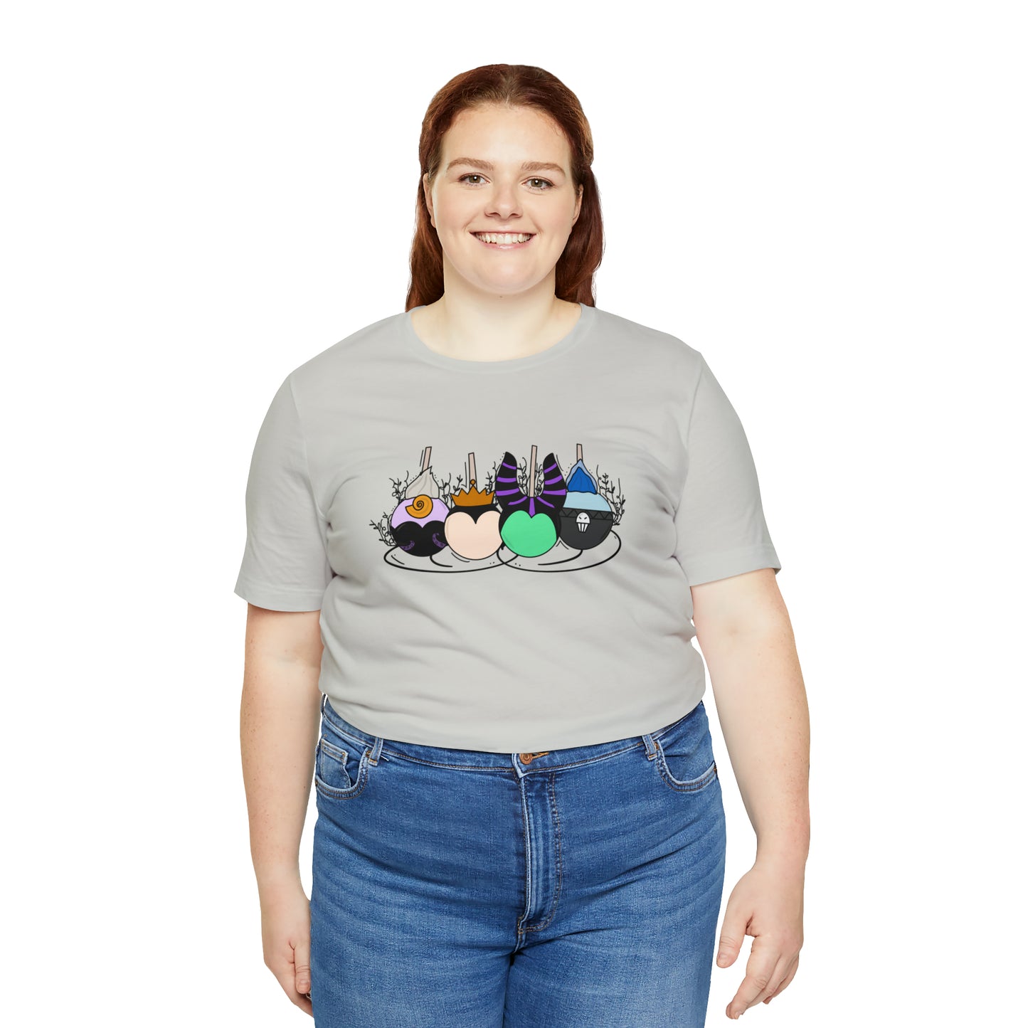 Adult Villain Apples Tee - Bella + Canvas