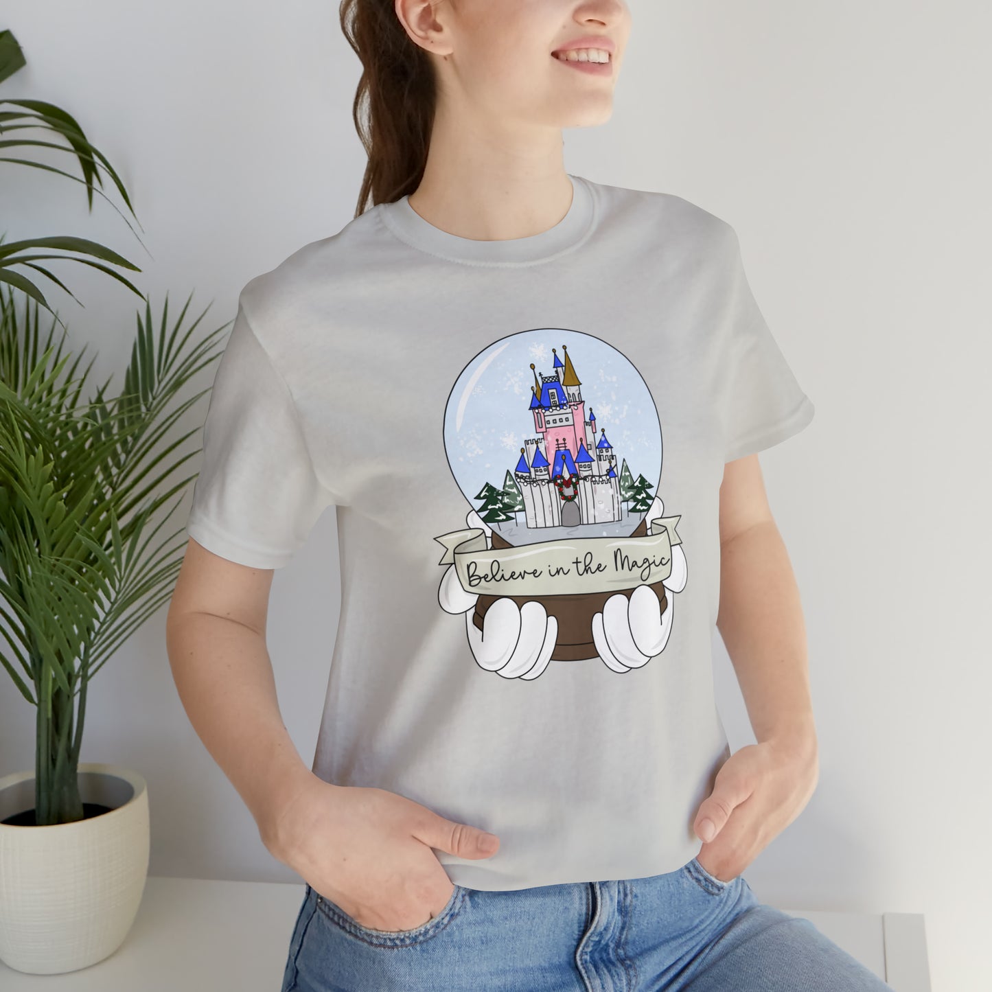 Adult WDW Snow Globe Tee - Bella + Canvas