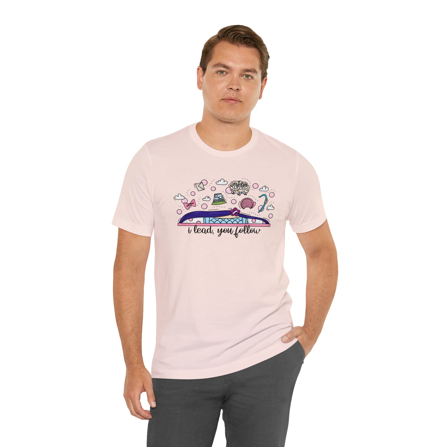 Adult Bow Peep Doodle Tee - Bella + Canvas