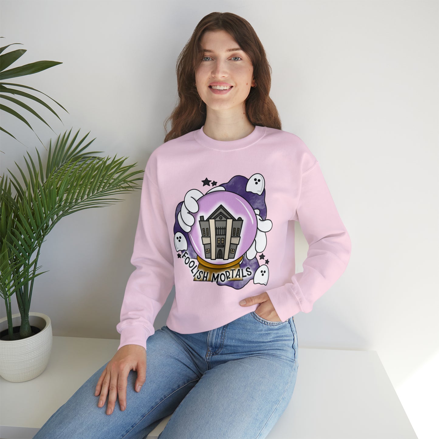Adult Foolish Mortals Crewneck - Gildan