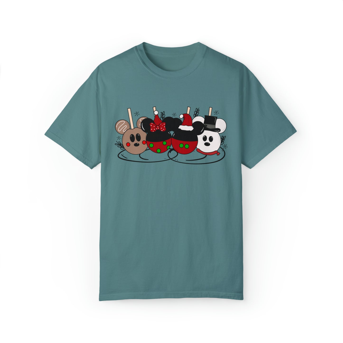 Adult Christmas Apples Tee - Comfort Colors