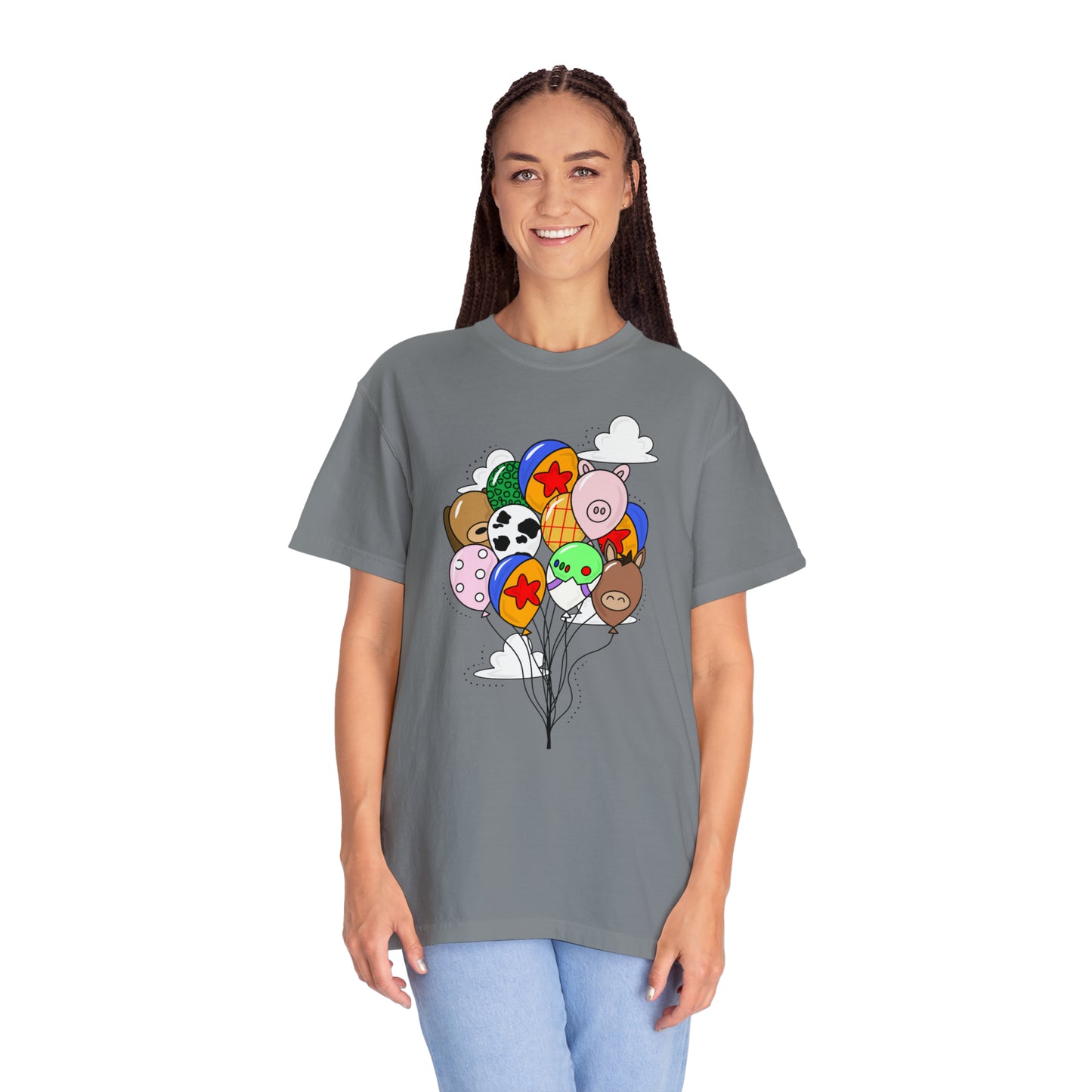 Adult Toy Balloons Tee - Comfort Colors