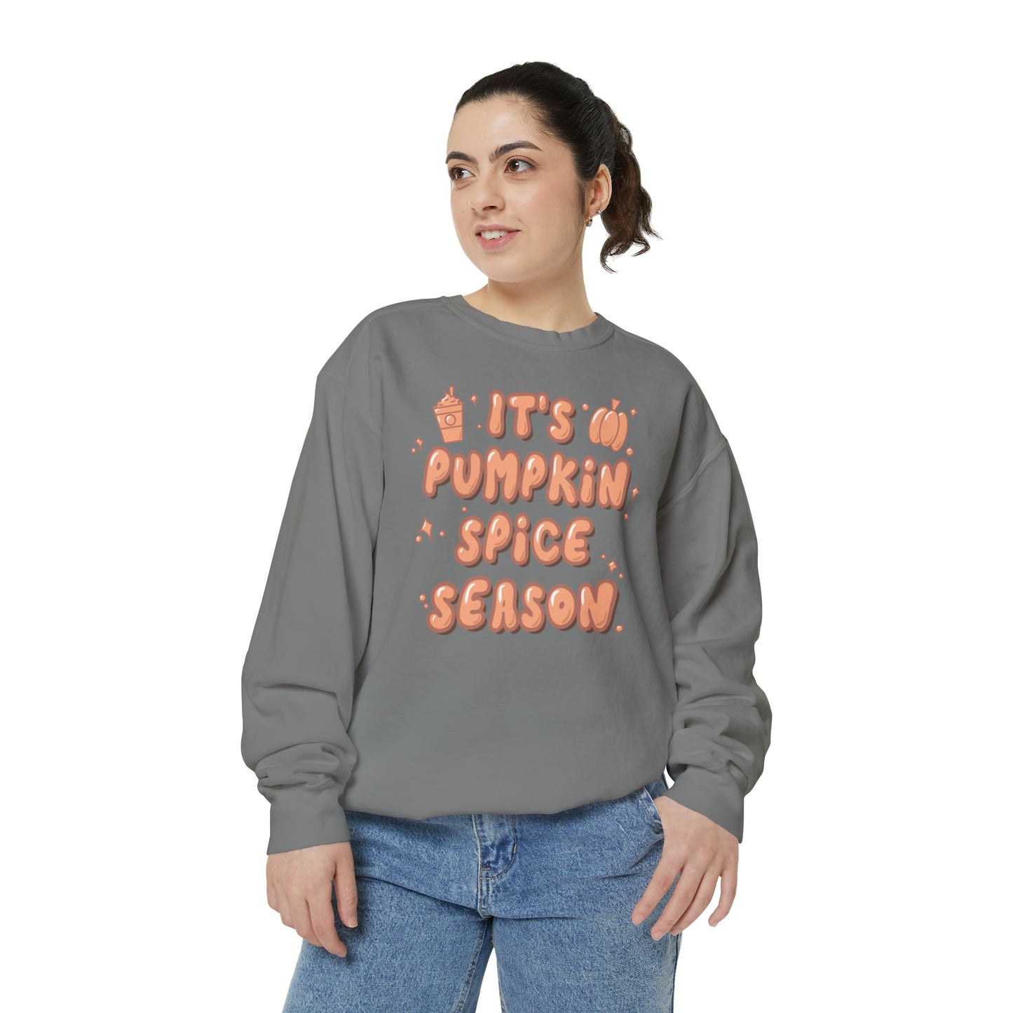 Adult Pumpkin Spice Season Tee - Comfort Colors Sweatshirt