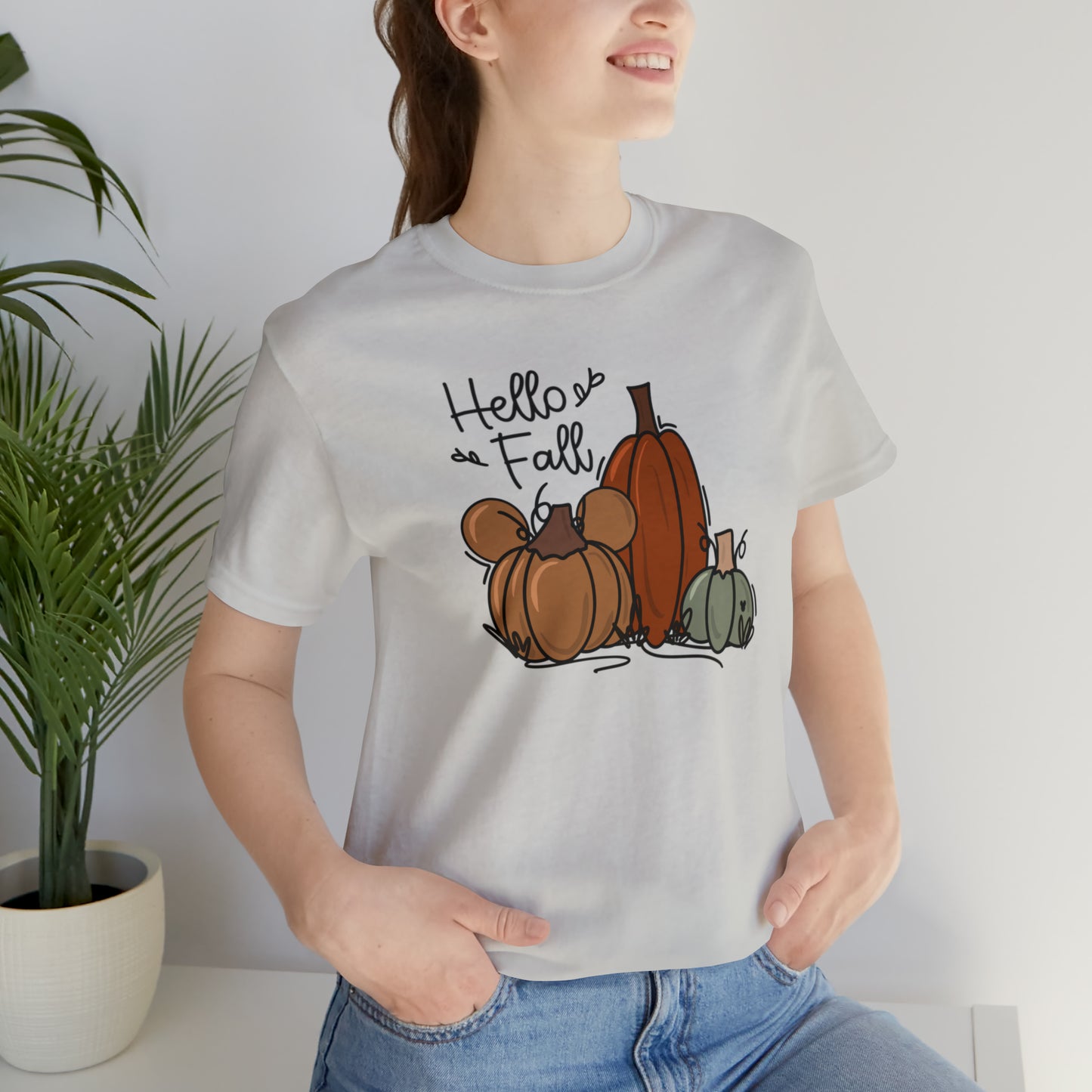 Adult Hello Fall Tee - Bella + Canvas