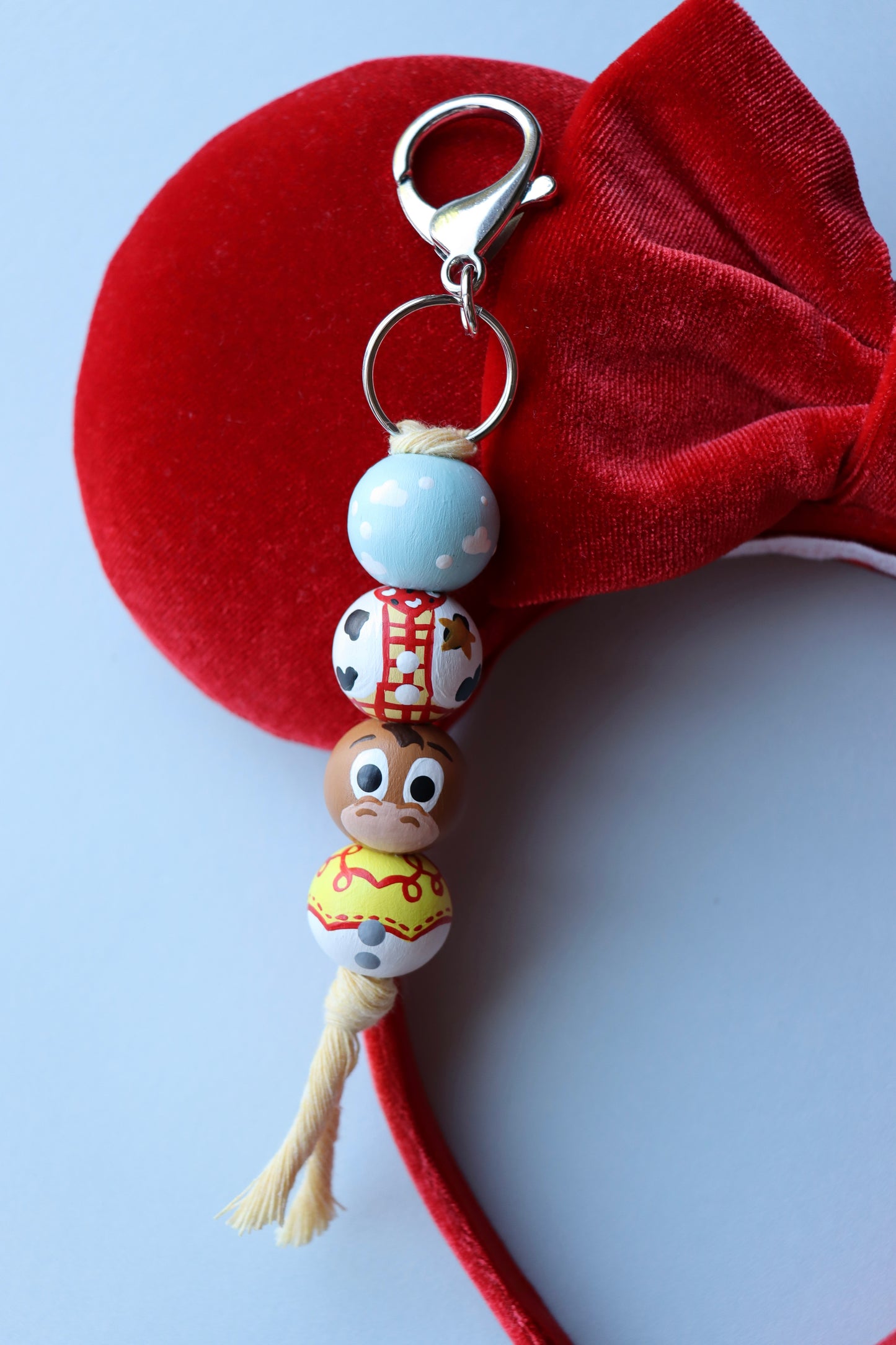 Wild West Beaded Keychain
