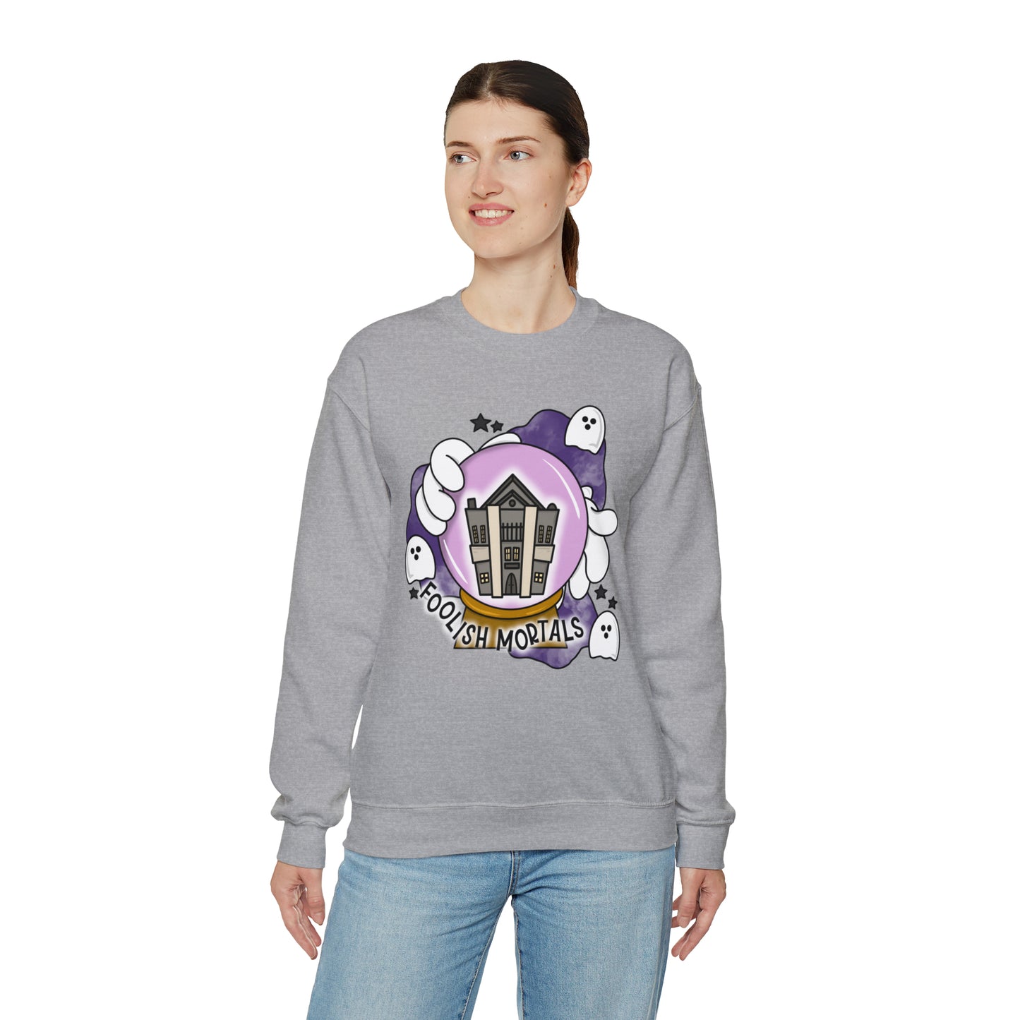 Adult Foolish Mortals Crewneck - Gildan