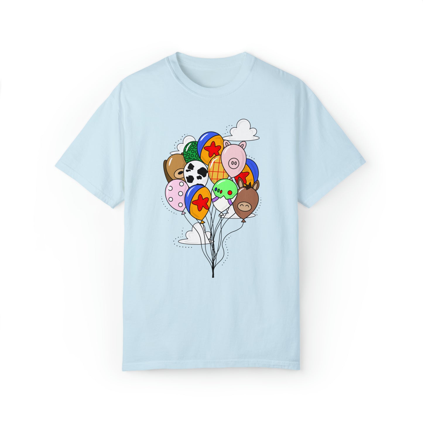 Adult Toy Balloons Tee - Comfort Colors