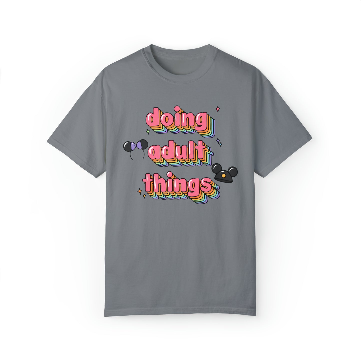 Adult Doing Adult Things Tee - Comfort Colors