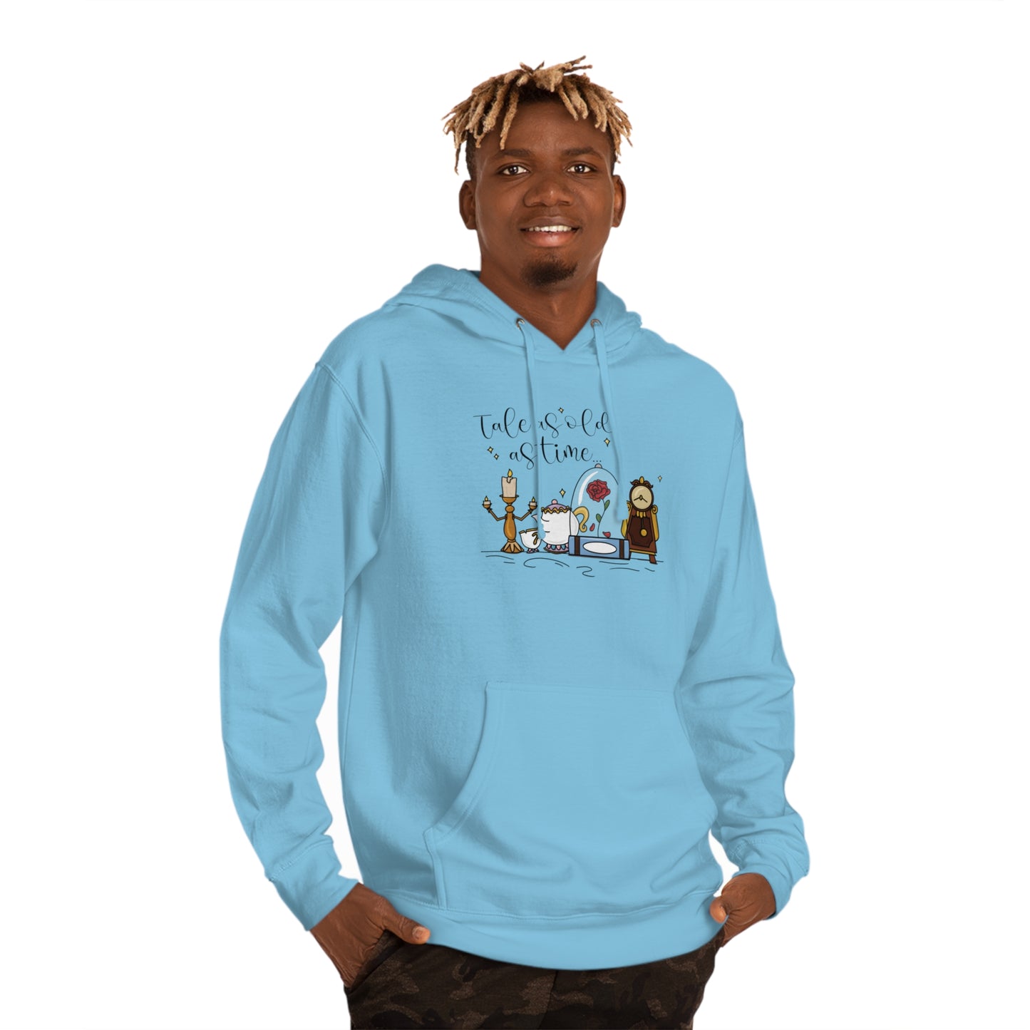 Adult Tale as old as Time - Hooded Sweatshirt