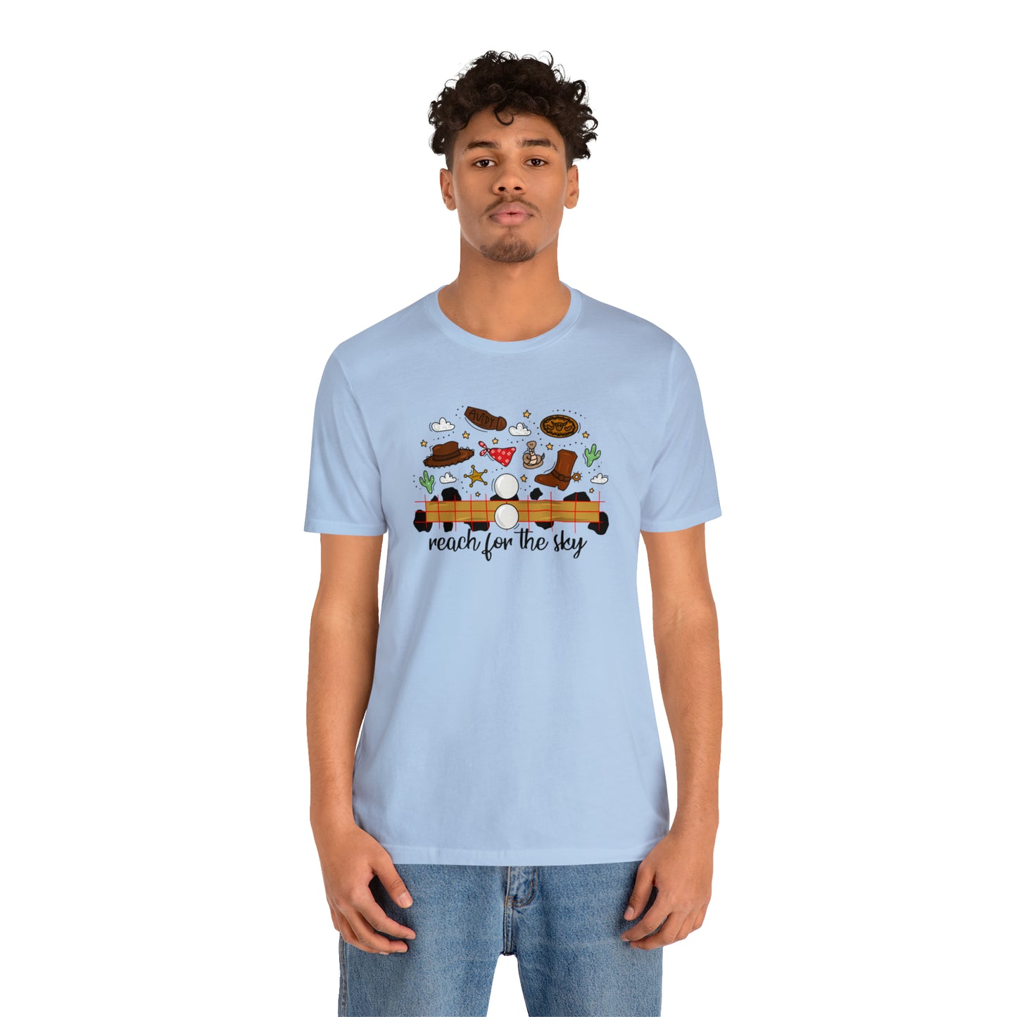 Adult Cowboy Doodle Tee - Bella + Canvas