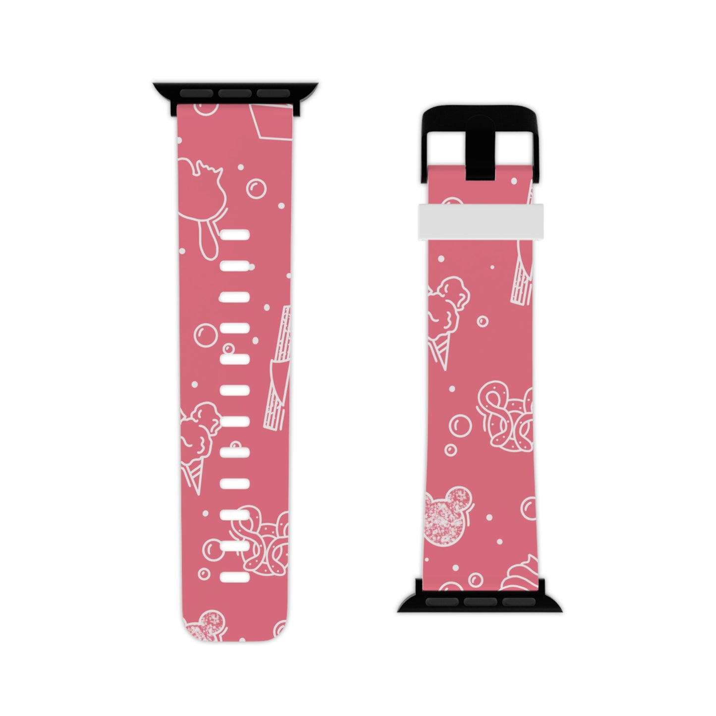 Snacks - Pink Coral - Watch Band for Apple Watch