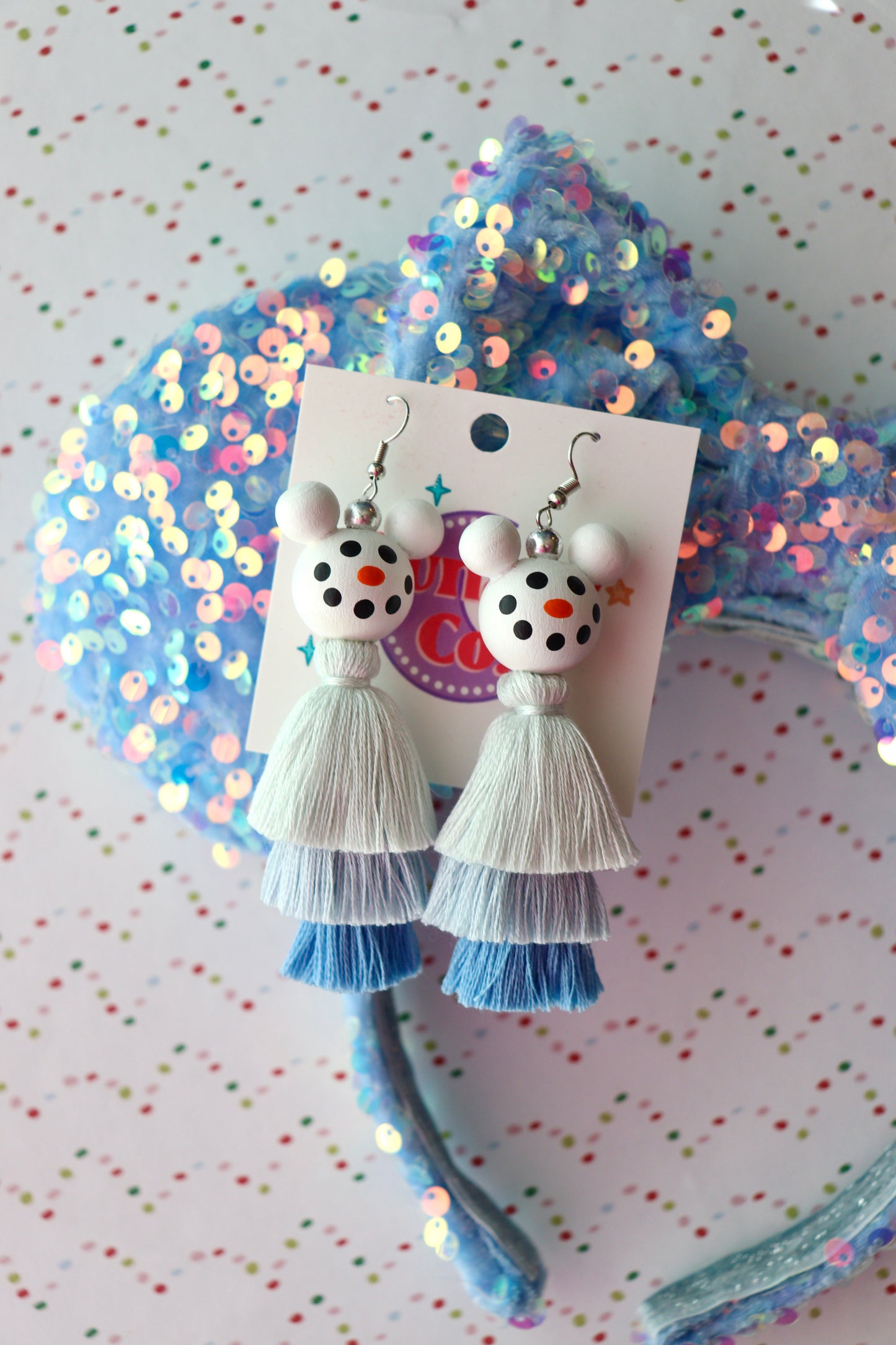 Frosty the Snowman Earrings
