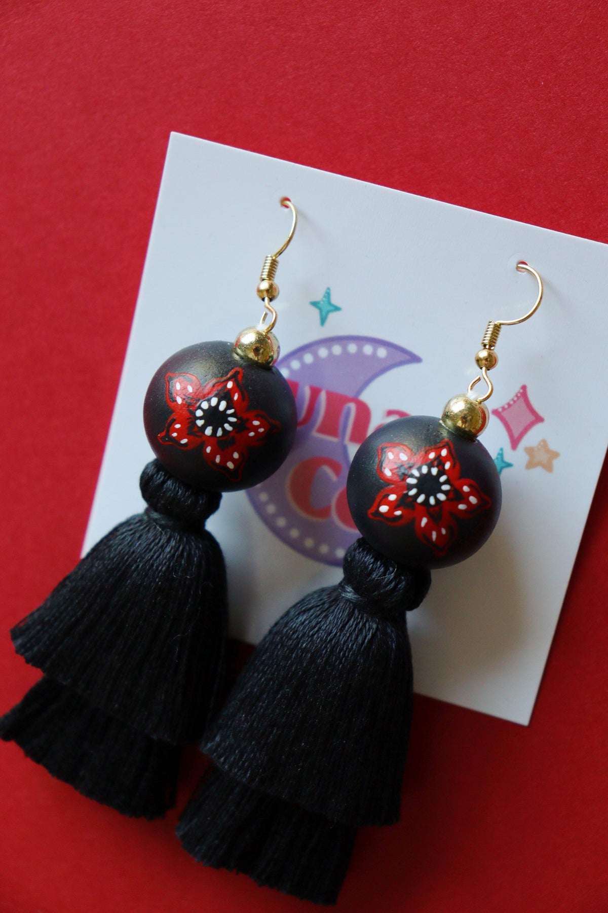 Strange Monster Tassel Earrings