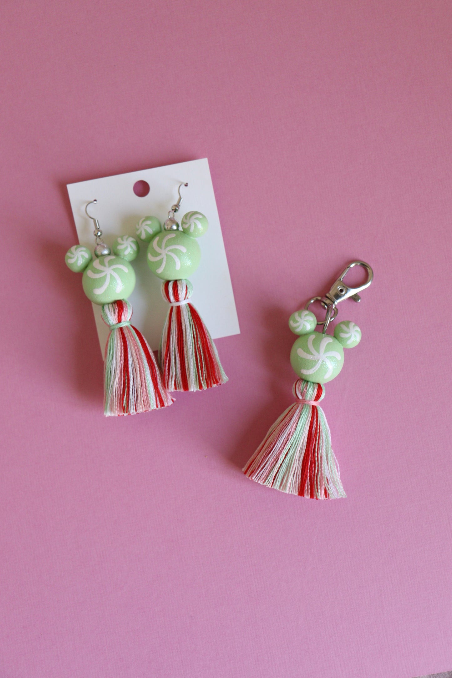Mint Peppermint Tassles