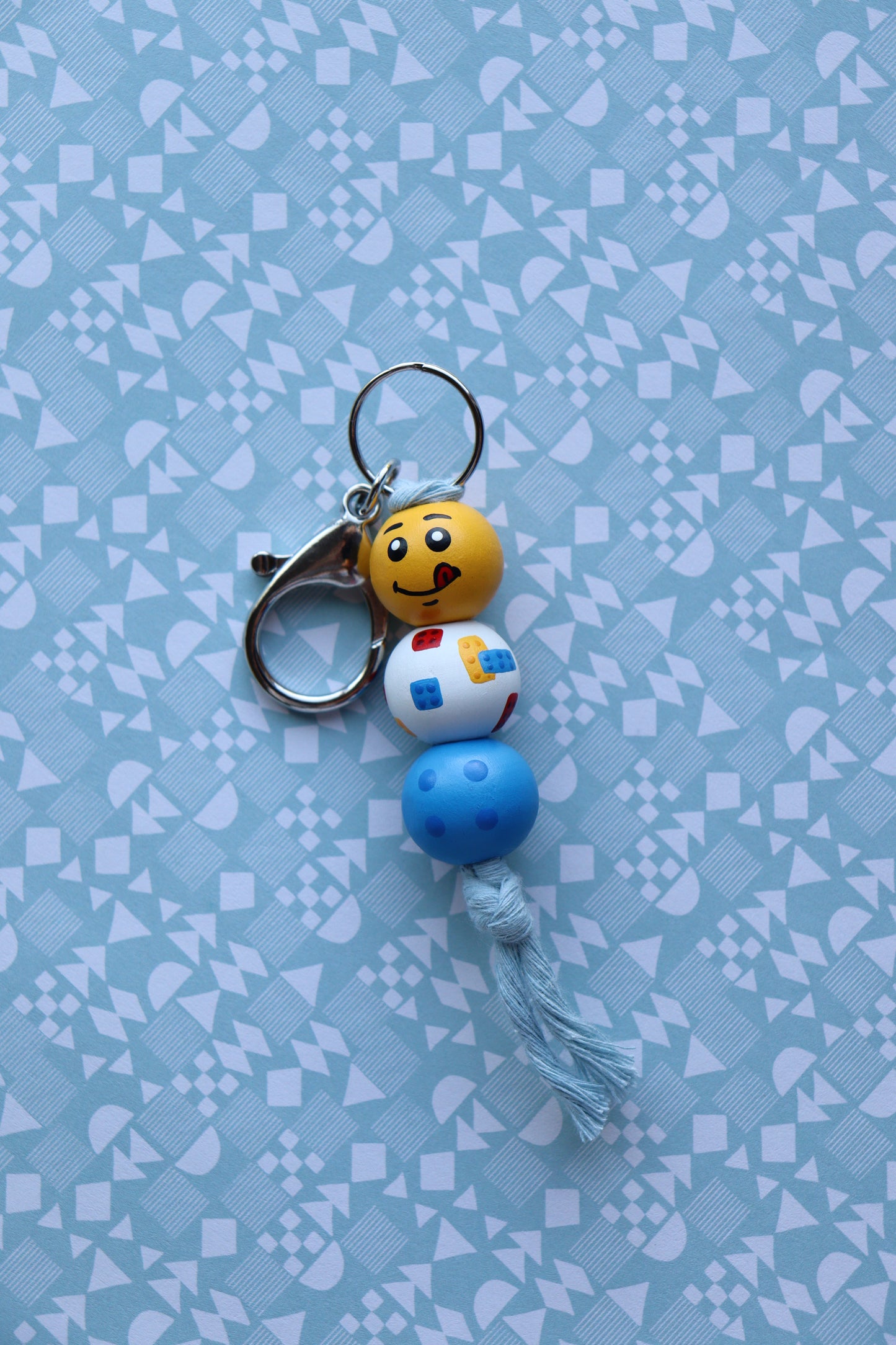 The OG Brick Beaded Keychain