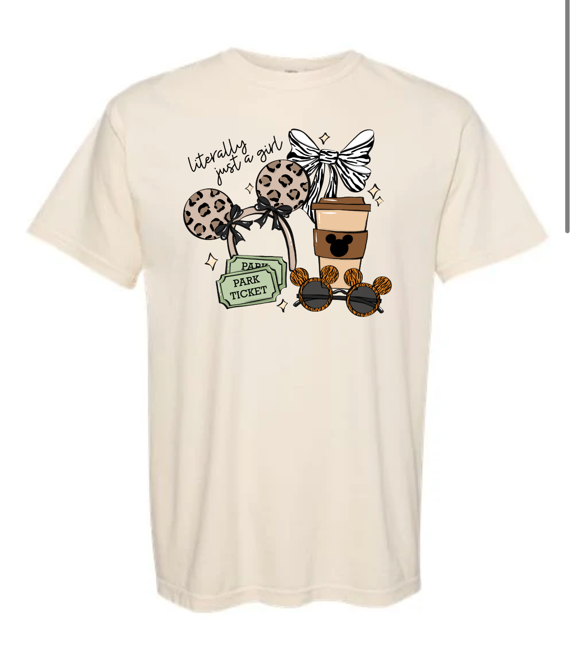 Literally Just a Girl / Animal Version Tee