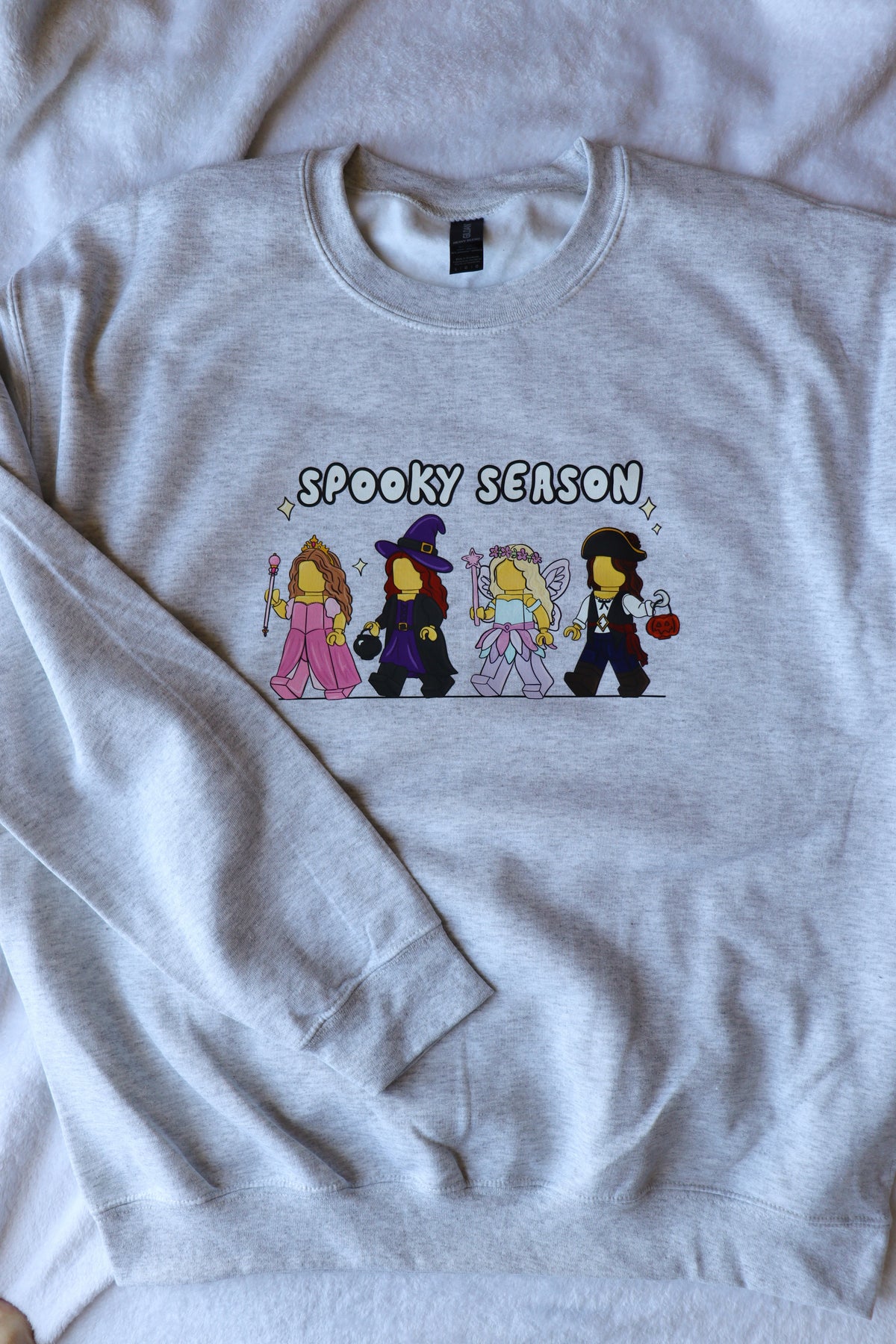 Brick Ghouls Spooky Season Sweatshirt Adult