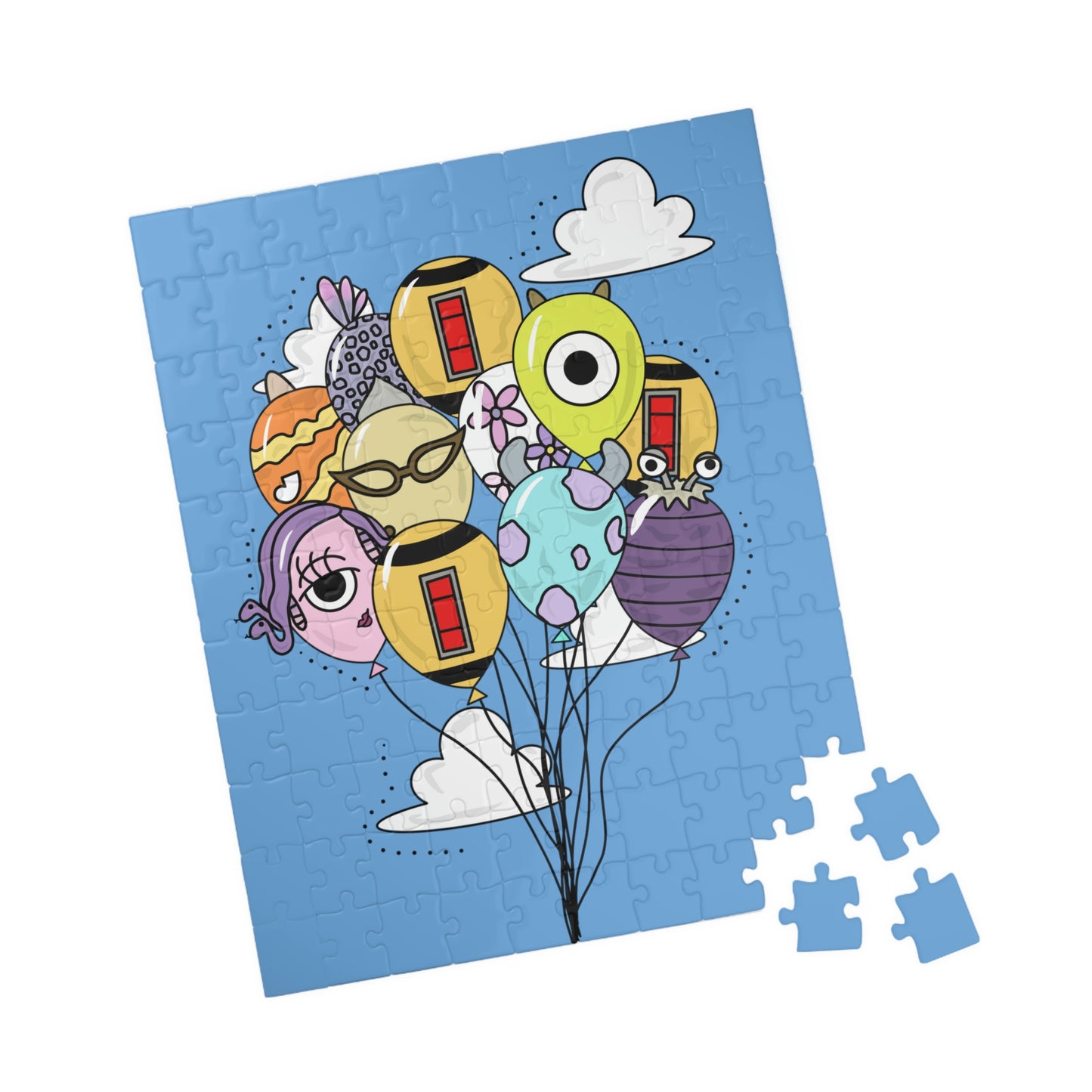 Monster Balloons Puzzle