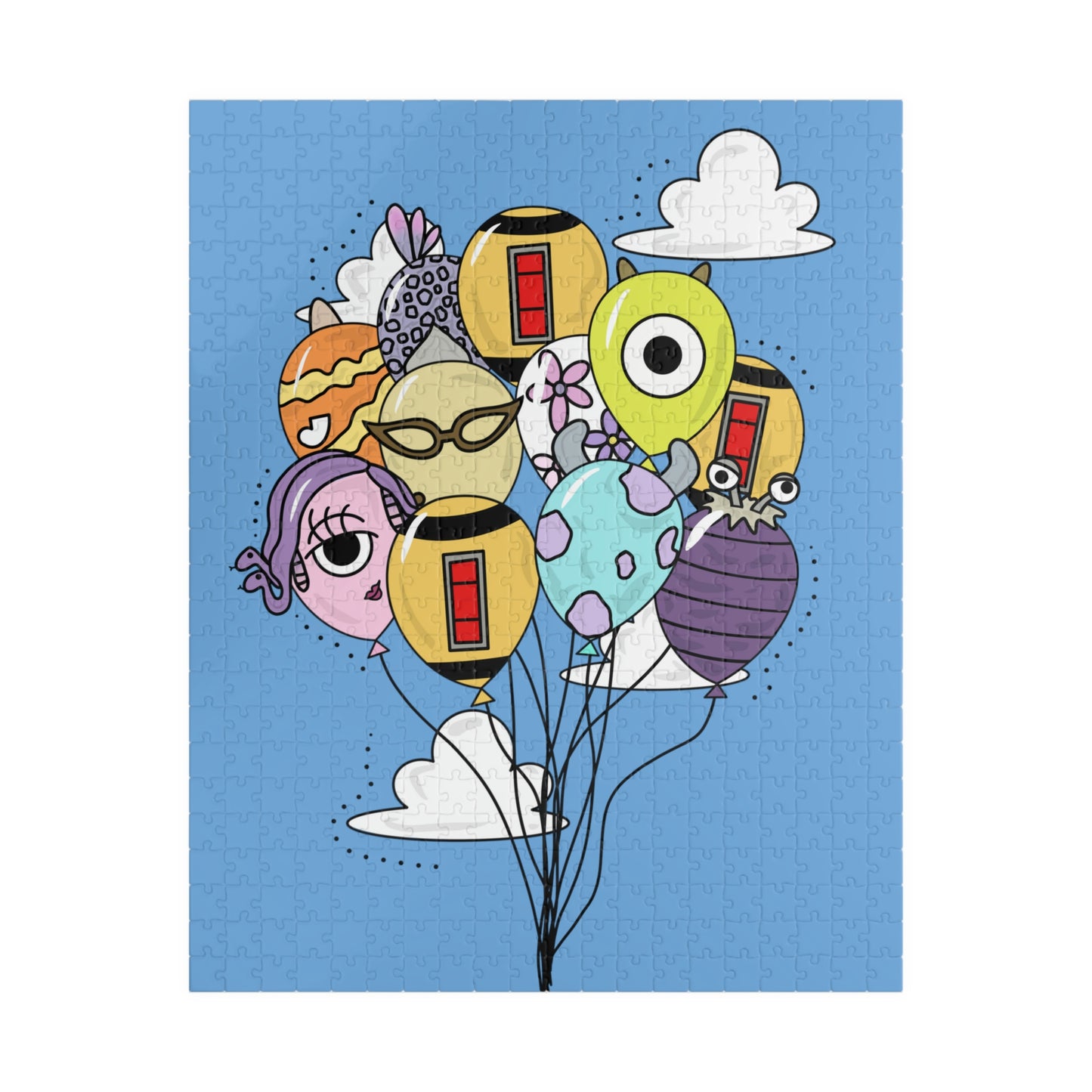 Monster Balloons Puzzle