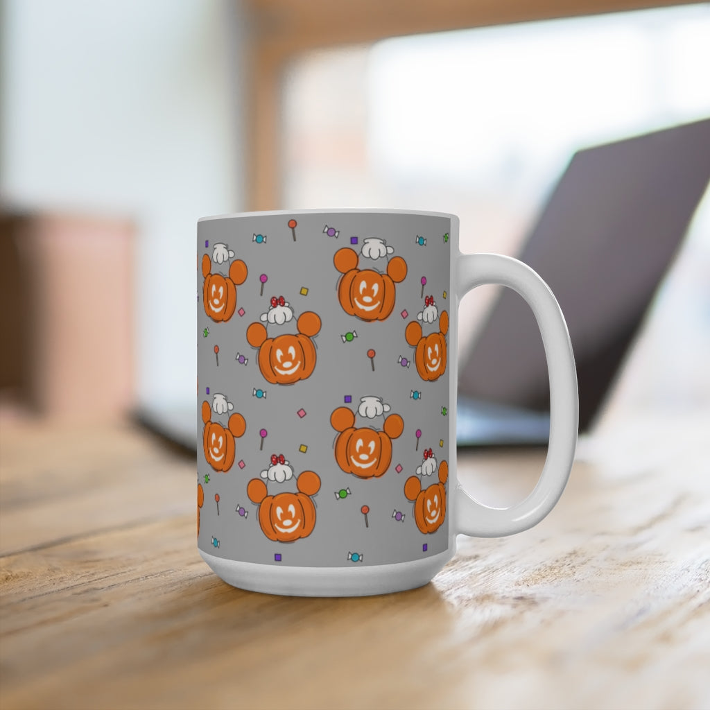 Trick or Treat Mug - Light Grey