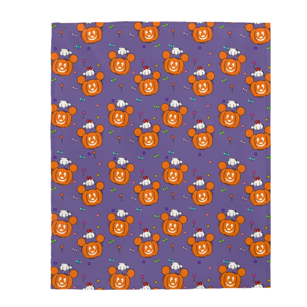 Trick or Treat Blanket - Purple