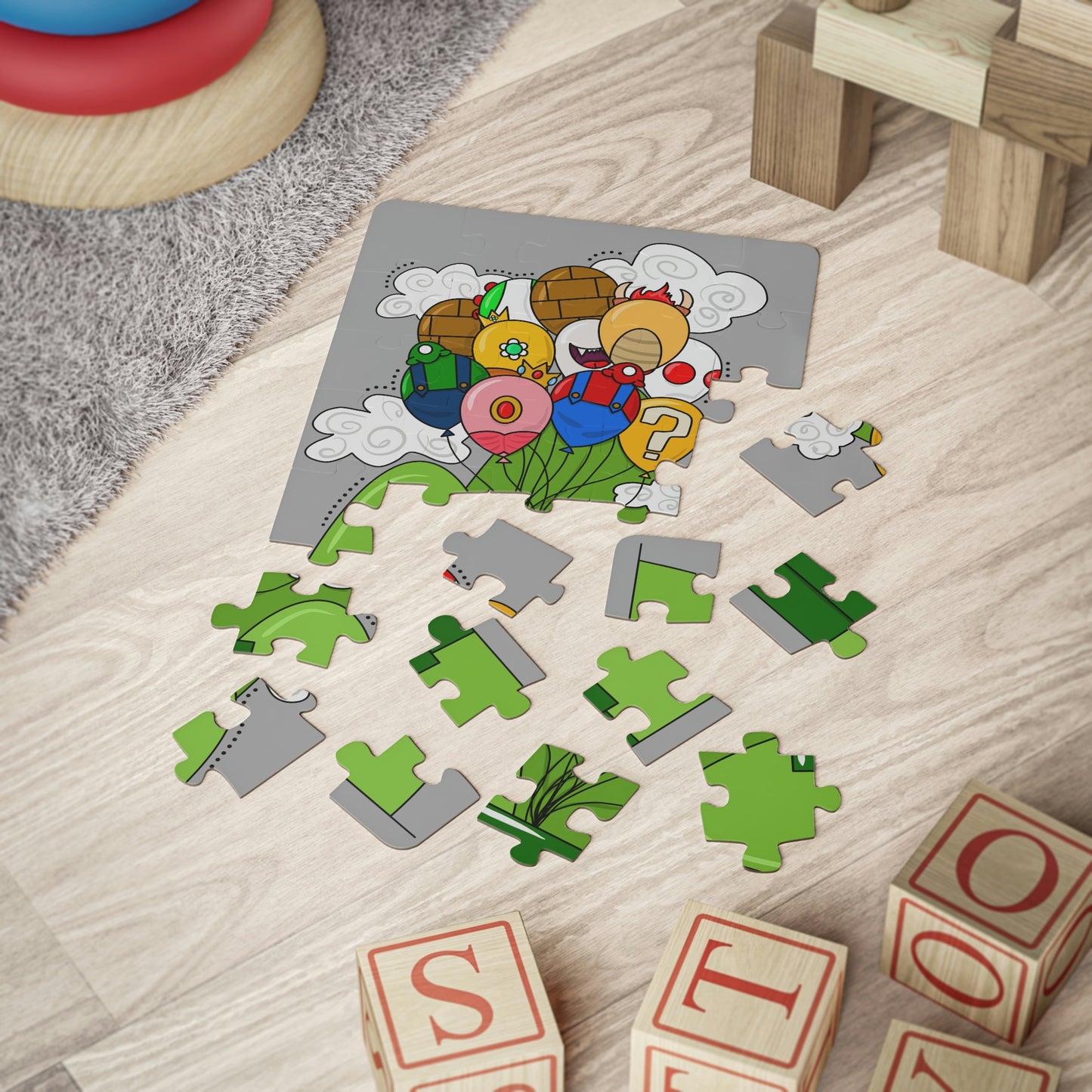 Kids Super Balloons Puzzle